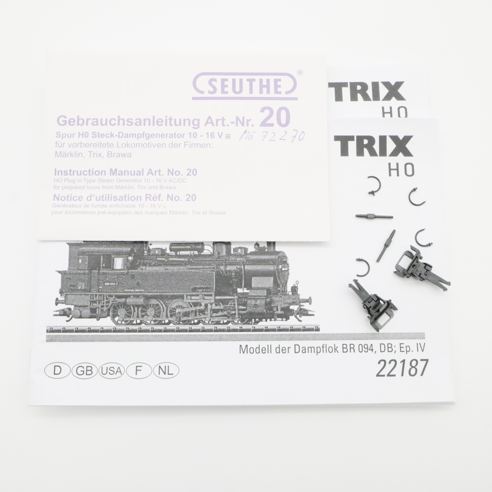 Trix 22187 (7) Trix 22187 DB BR 094 mit Sound und Rauchgenerator – Bild 7