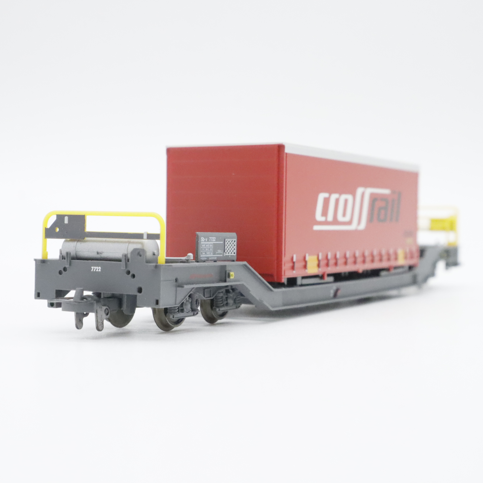 Bemo 2289 122 (3) Bemo 2289 122 RhB Tragwagen Crossrail Sb-v 7722 – Bild 3