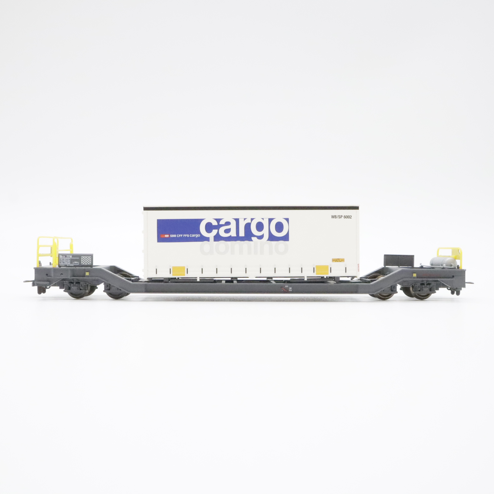 Bemo 2289 128 (2) Bemo 2289 128 RhB Tragwagen Cargo Domino Sb-v 7718 – Bild 2