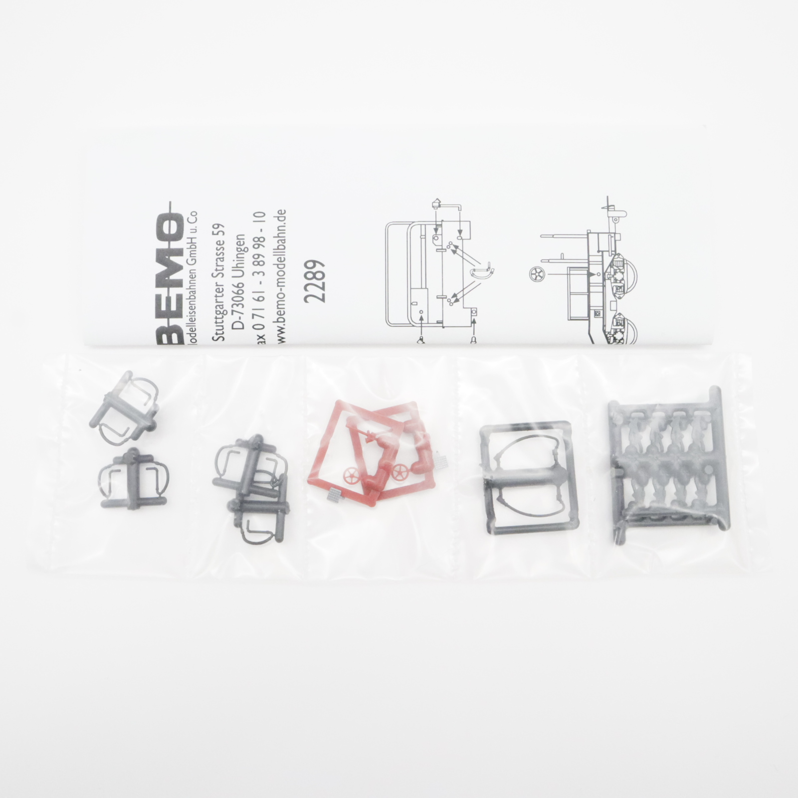 Bemo 2289 128 (6) Bemo 2289 128 RhB Tragwagen Cargo Domino Sb-v 7718 – Bild 6