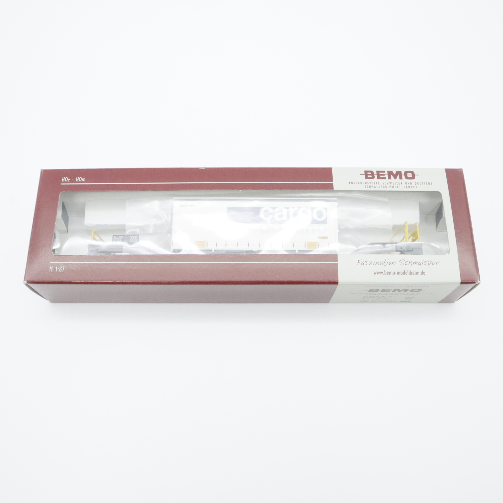 Bemo 2289 128 (7) Bemo 2289 128 RhB Tragwagen Cargo Domino Sb-v 7718 – Bild 7