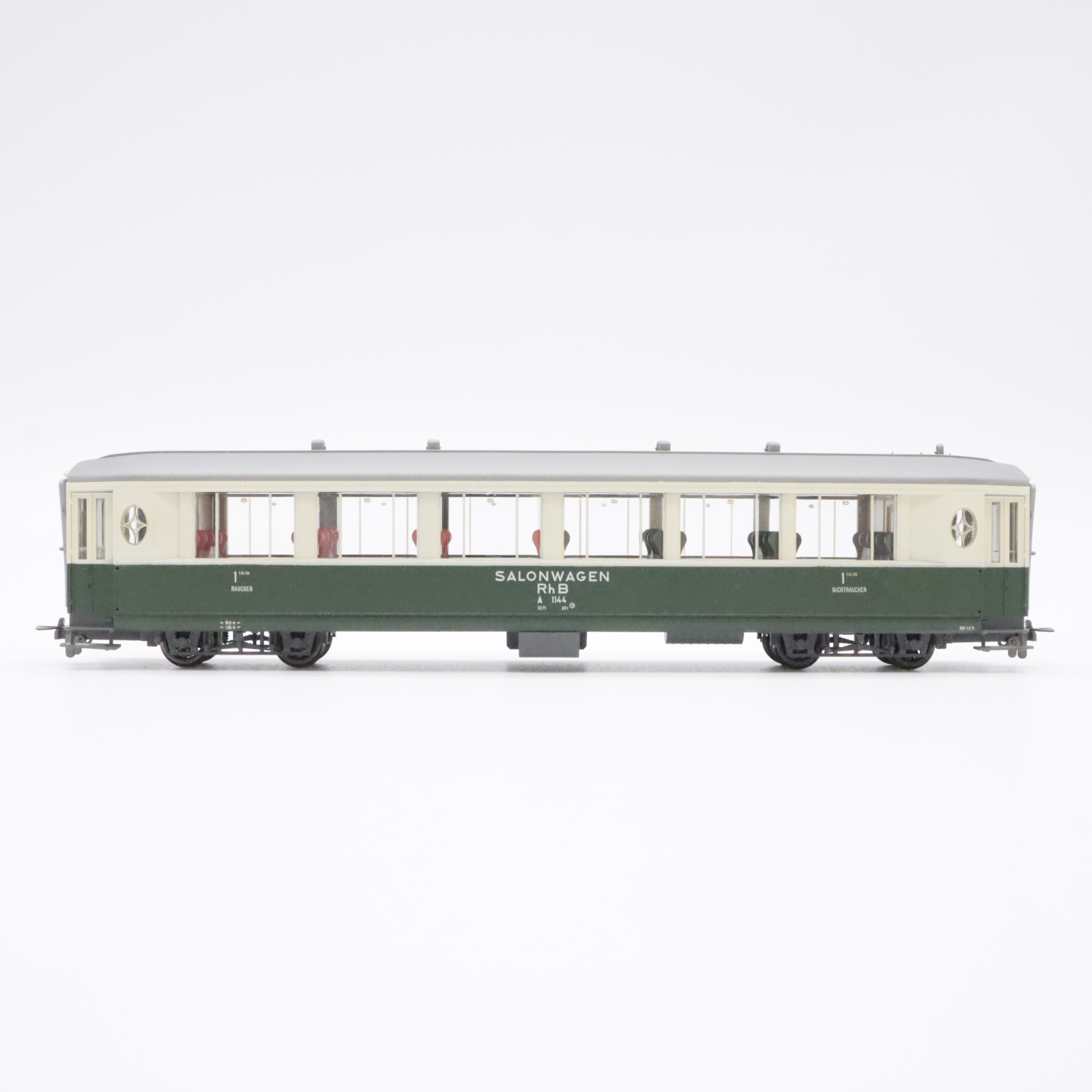 Bemo 3272 104 (2) Bemo 3272 104 RhB Salonwagen grün A 1144 – Bild 2