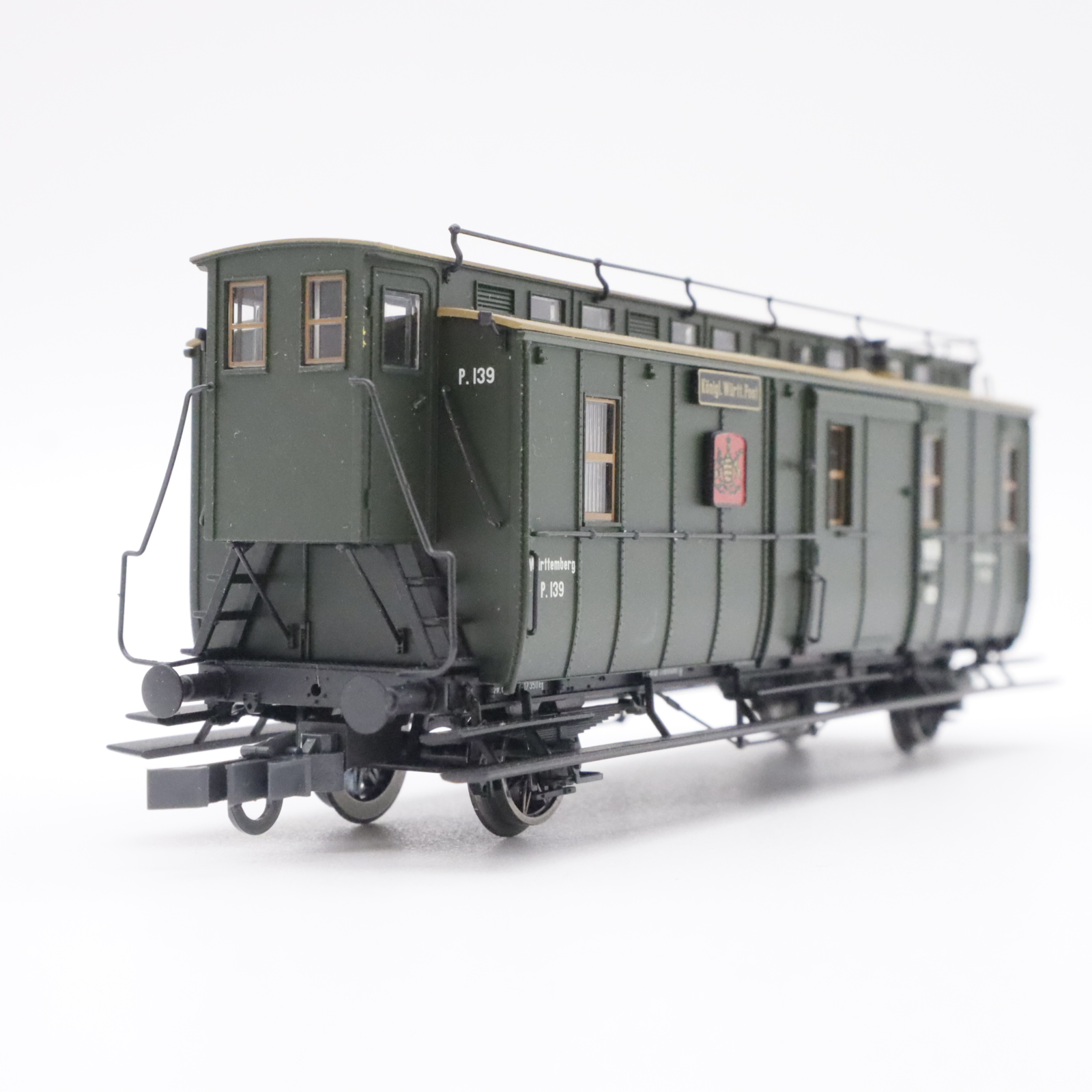 Brawa 2130 (1) Württembergischer Postwagen Spur H0