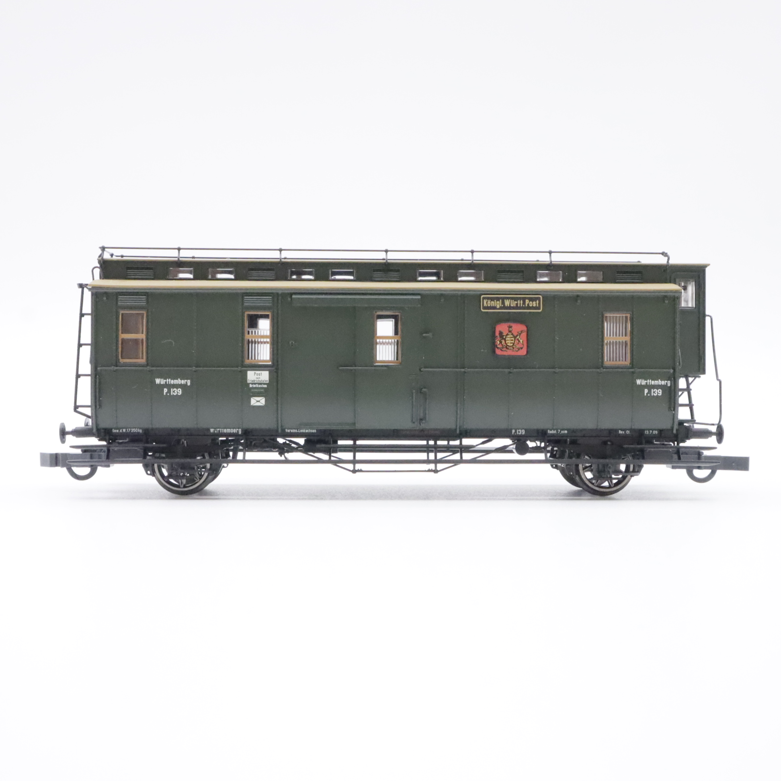 Brawa 2130 (4) Brawa 2130 K.W.St.E. Postwagen P.139 – Bild 4
