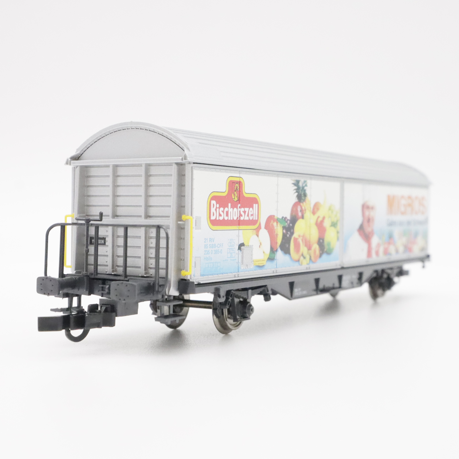 ROCO HOゲージ 貨車 MIGROS オーストリア製 Roco 47610 SBB Hbils Migros Bischofszell - Railfun