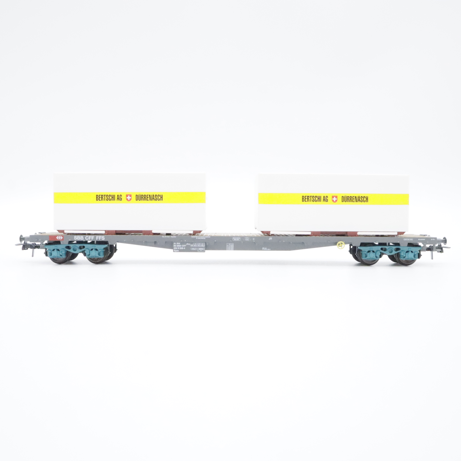 HAG 393 (2) HAG 393 SBB Flachwagen "Bertschi" – Bild 2