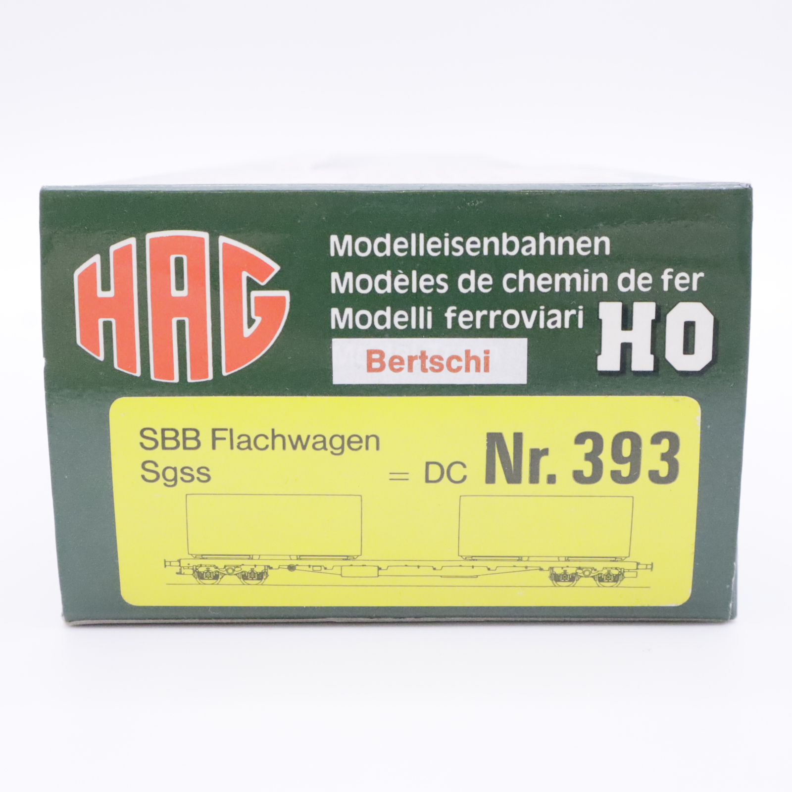 HAG 393 (8) HAG 393 SBB Flachwagen "Bertschi" – Bild 8