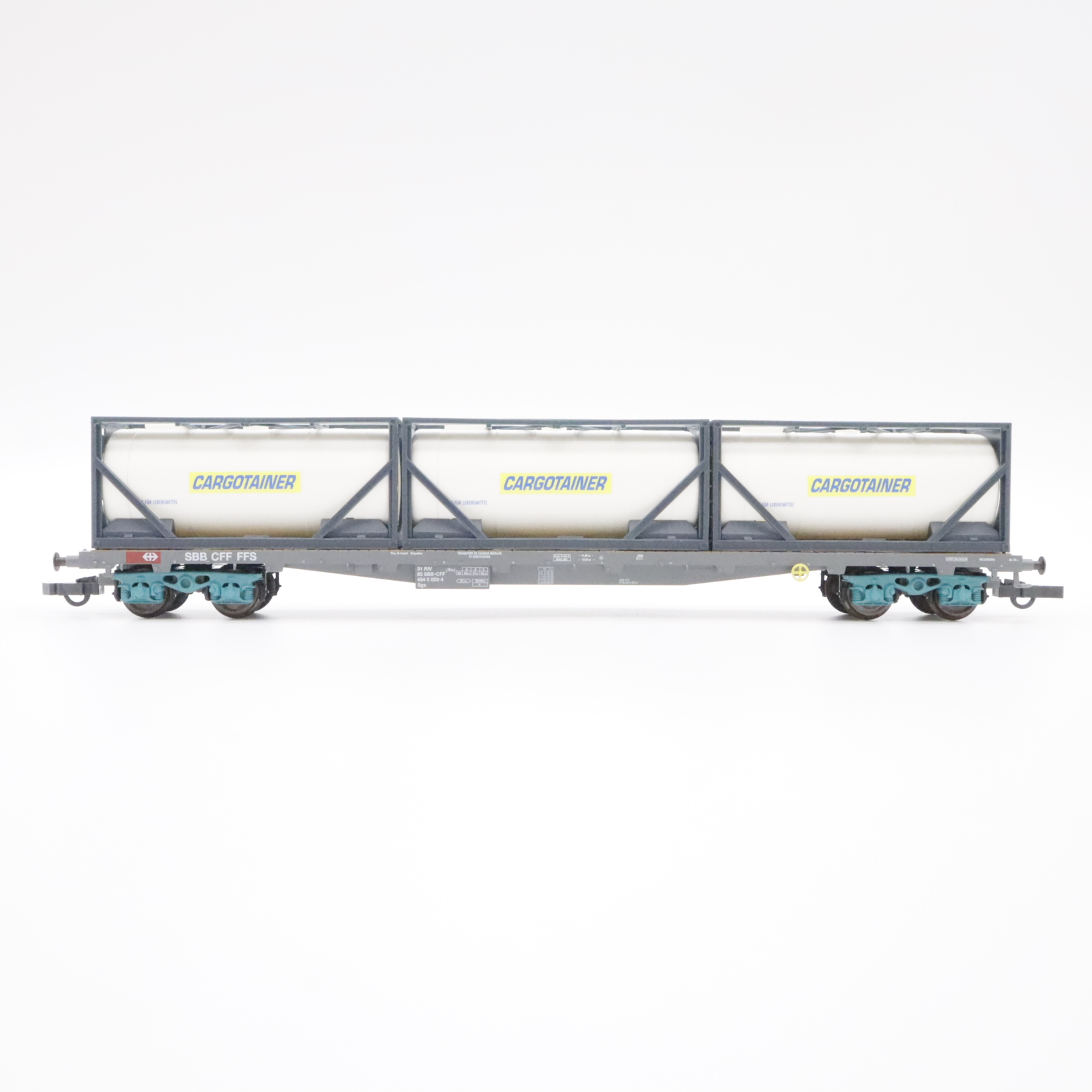 HAG 397 SBB Flachwagen Cargotainer (4) HAG 397 SBB Flachwagen "Cargotainer" – Bild 4