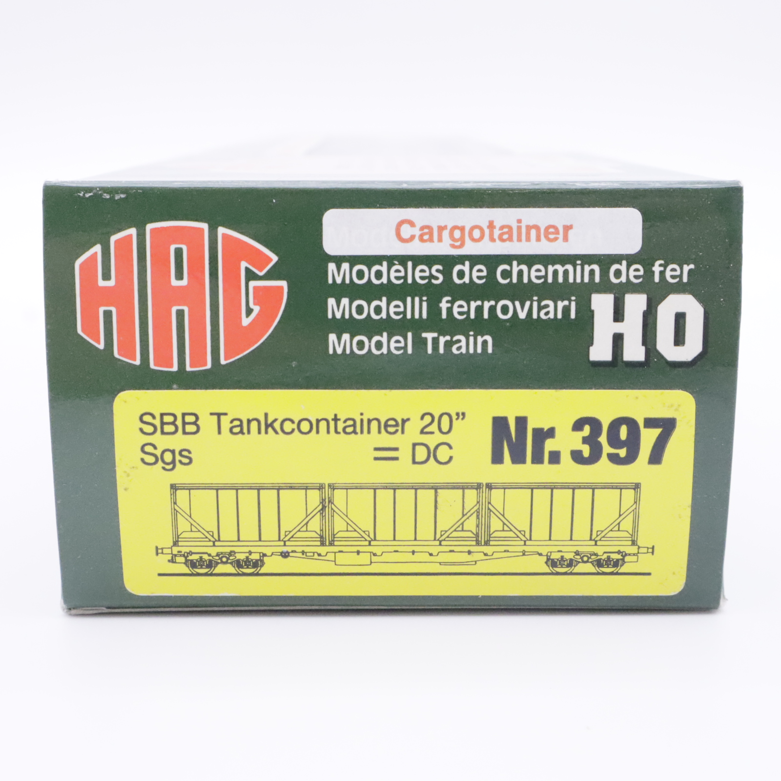 HAG 397 SBB Flachwagen Cargotainer (8) HAG 397 SBB Flachwagen "Cargotainer" – Bild 8