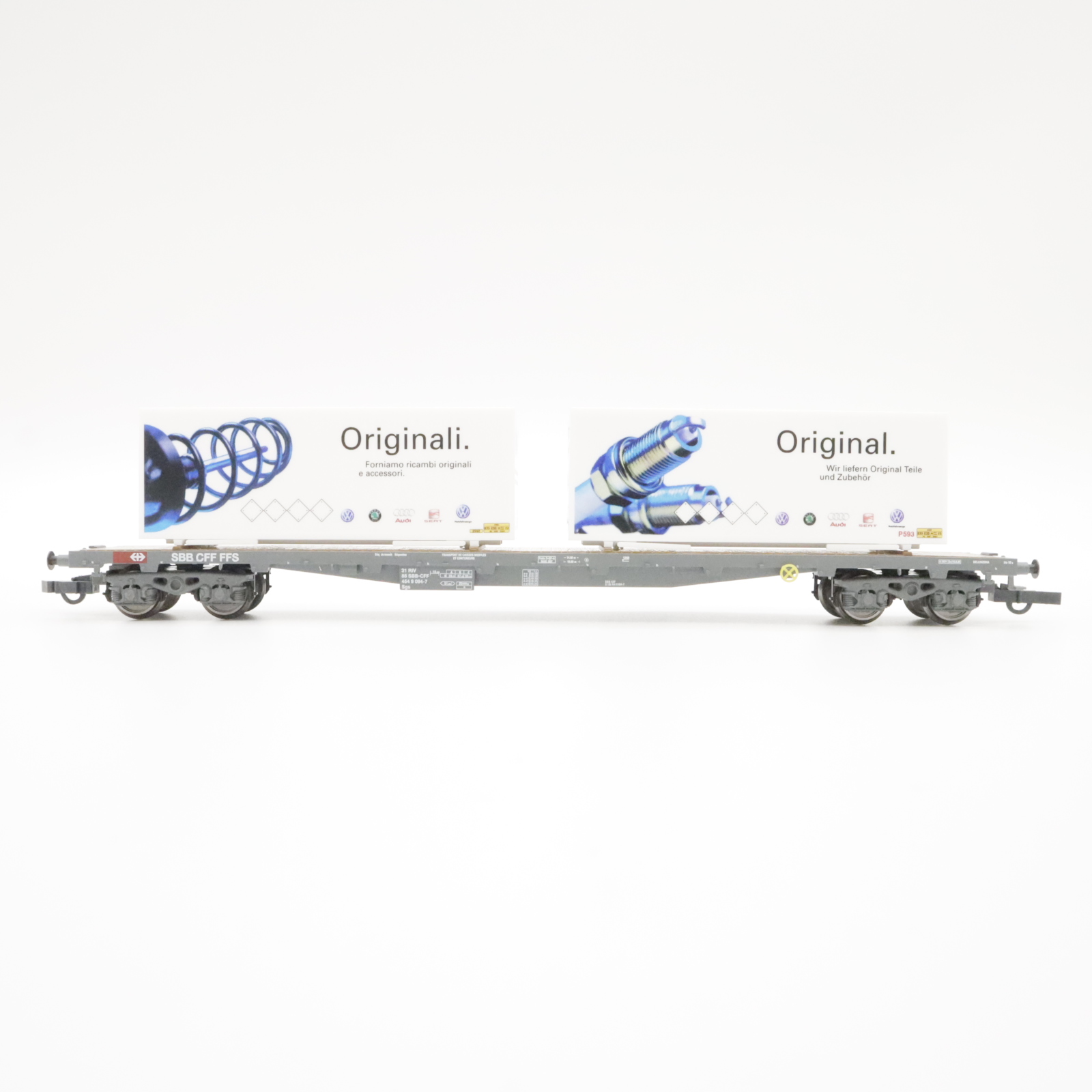 HAG 73 015 (2) HAG 73 015 SBB Flachwagen "AMAG" – Bild 2