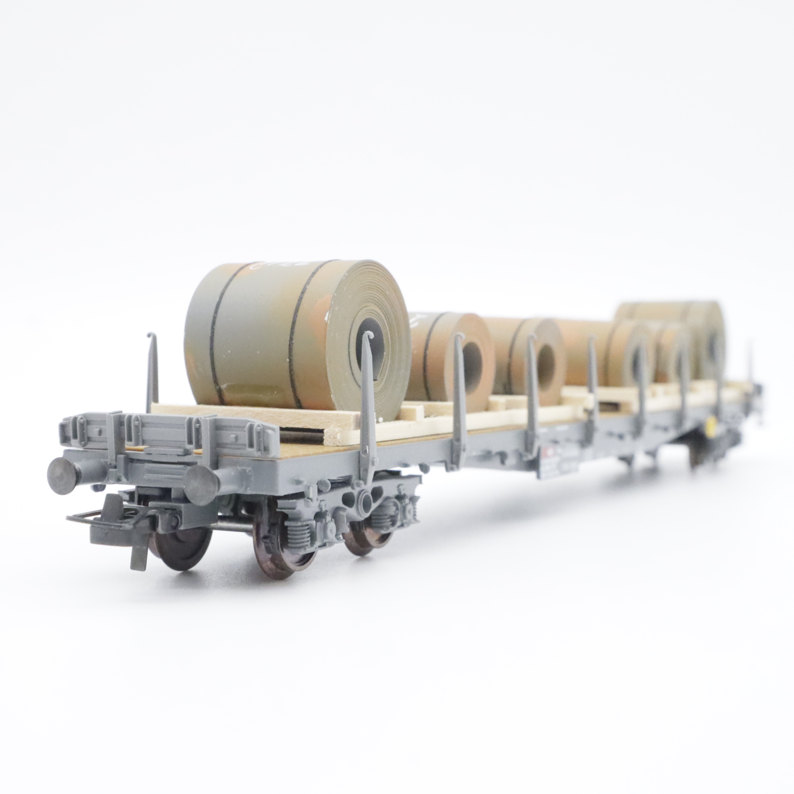 HAG 346 (3) HAG 346 SBB Flachwagen mit Blechcoils – Bild 3