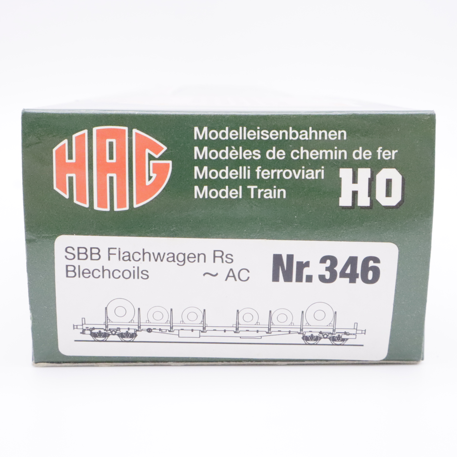 HAG 346 (8) HAG 346 SBB Flachwagen mit Blechcoils – Bild 8