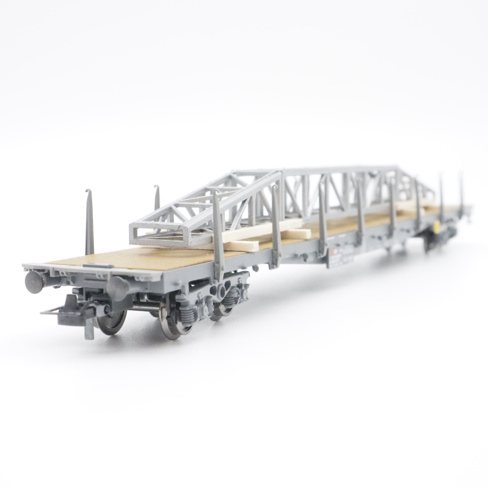 HAG 70040 (3) HAG 70040 SBB Flachwagen mit Gitterträger – Bild 3