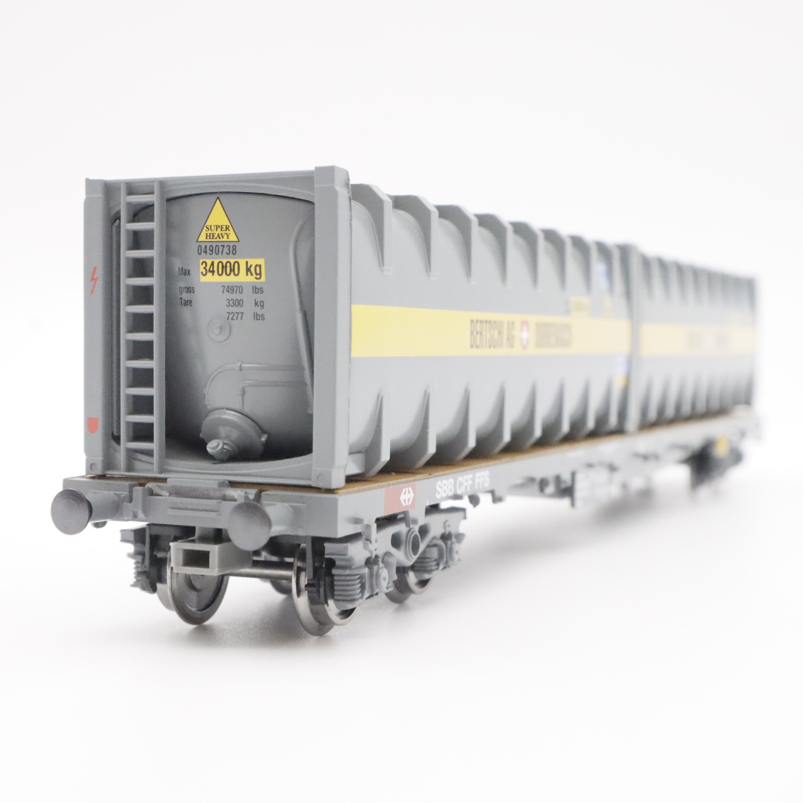 HAG 71 008 (3) HAG 71 008 SBB Flachwagen "Bertschi" – Bild 3