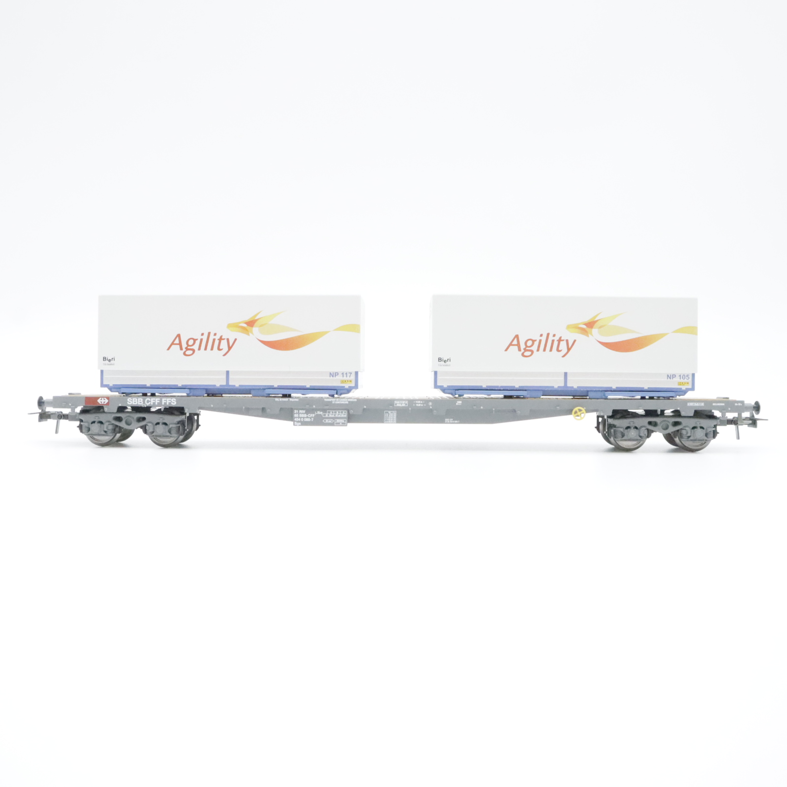HAG 73042 (2) HAG 73042 SBB Flachwagen "Agility" – Bild 2