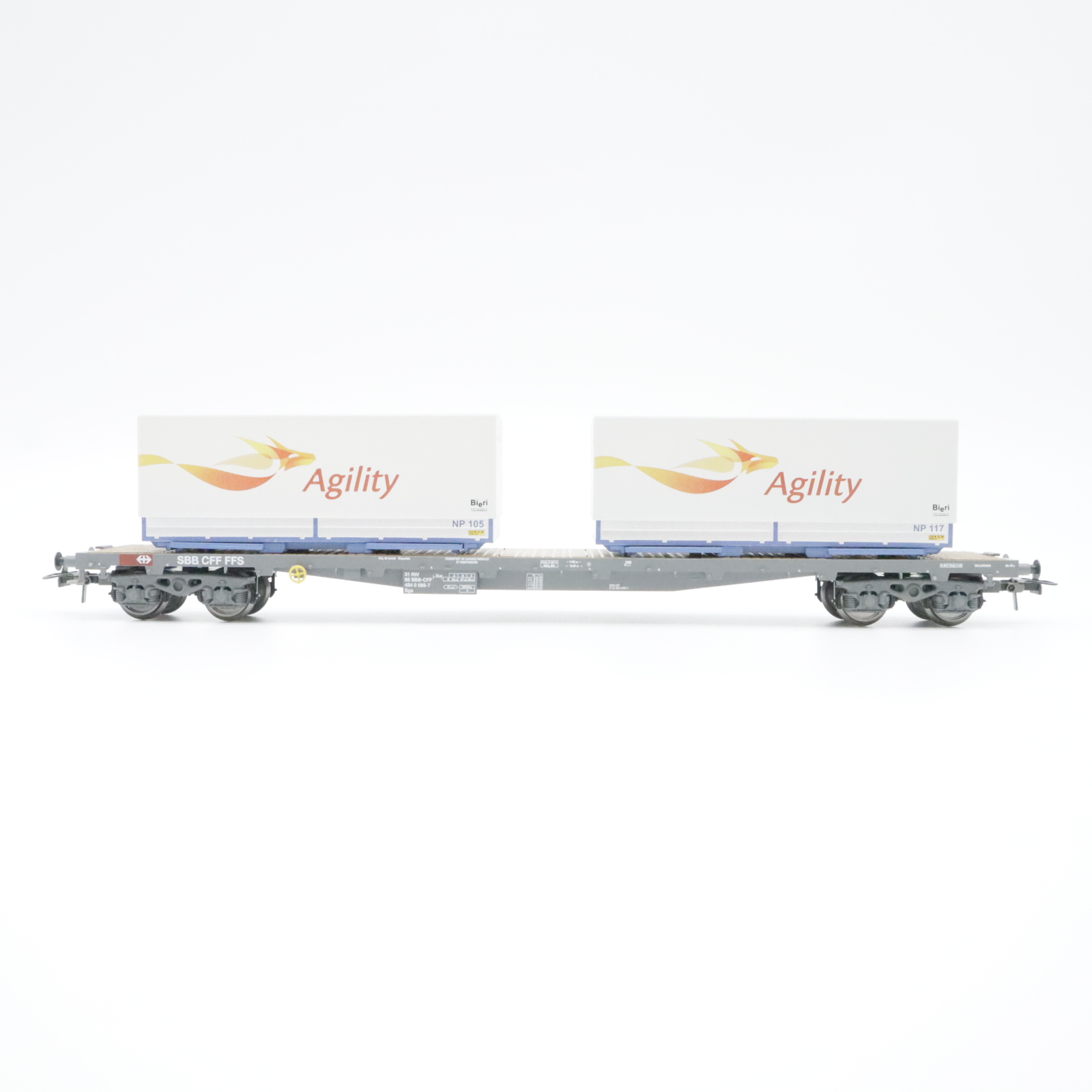 HAG 73042 (4) HAG 73042 SBB Flachwagen "Agility" – Bild 4