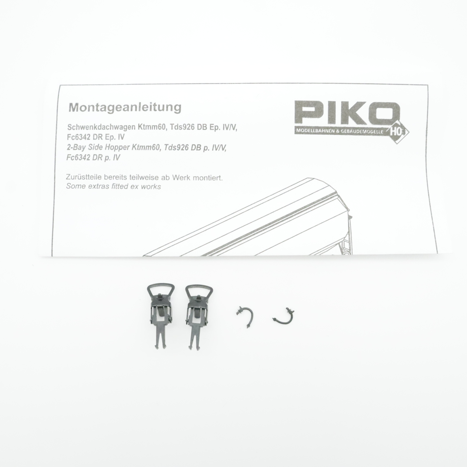 Piko 54573 (6) Piko 54573 SBB Schwenkdachwagen "GZM" – Bild 6