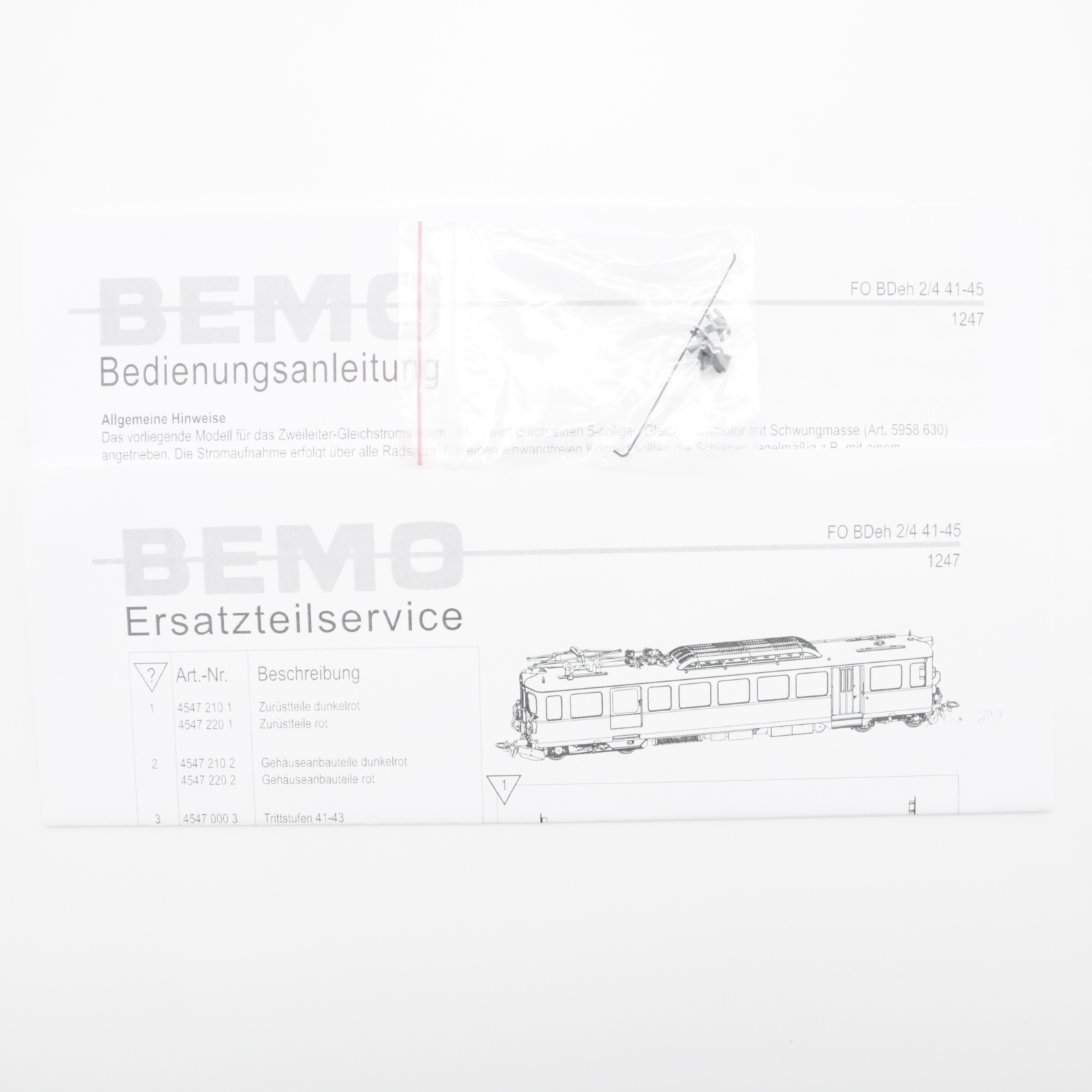Bemo 1247 201 (7) Bemo 1247 201 SchB ABFhe 2/4 41 Gepäcktriebwagen – Bild 7