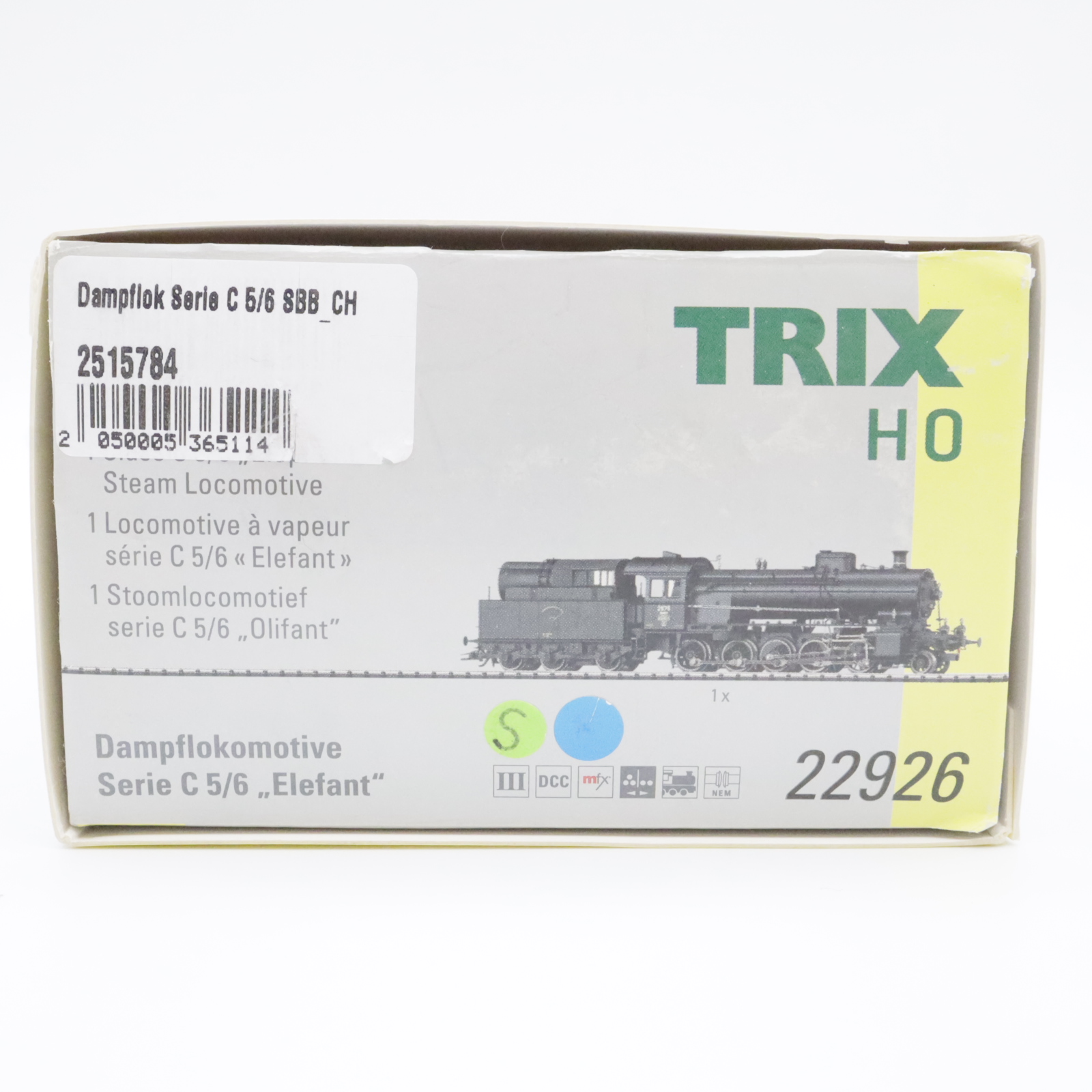 Trix 22926 (9) Trix 22926 SBB C 5/6 "Ölfant" mit Sound – Bild 9