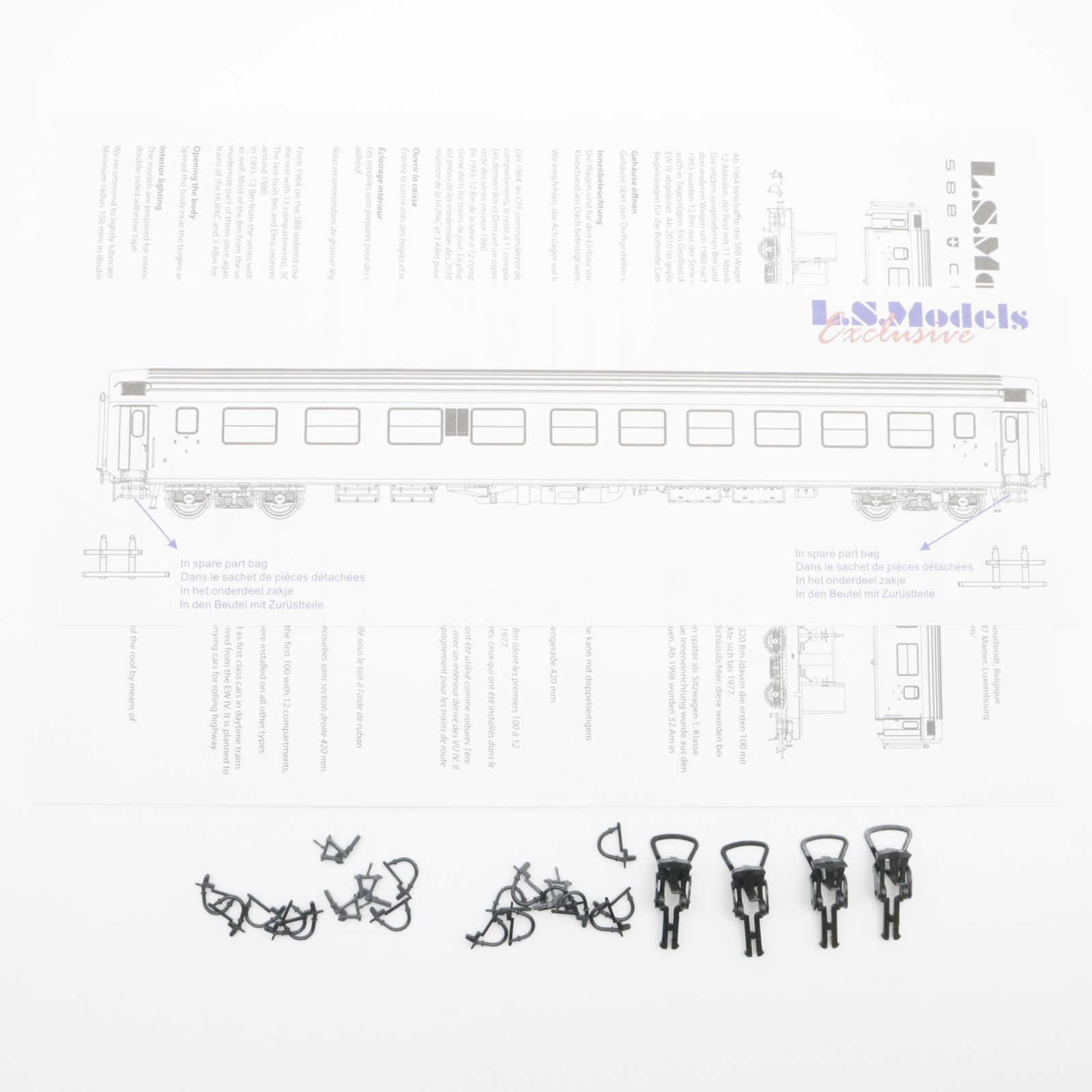 L.S.Models 47224 (9) L.S.Models 47224 SBB Set RIC Bcm -Wagen – Bild 9