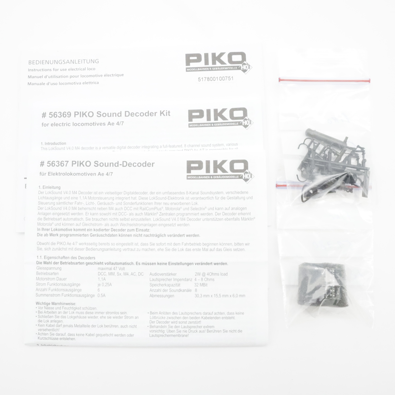 Piko 51780 (7) Piko 51780 SBB Ae 4/7 10990 mit Sound – Bild 7