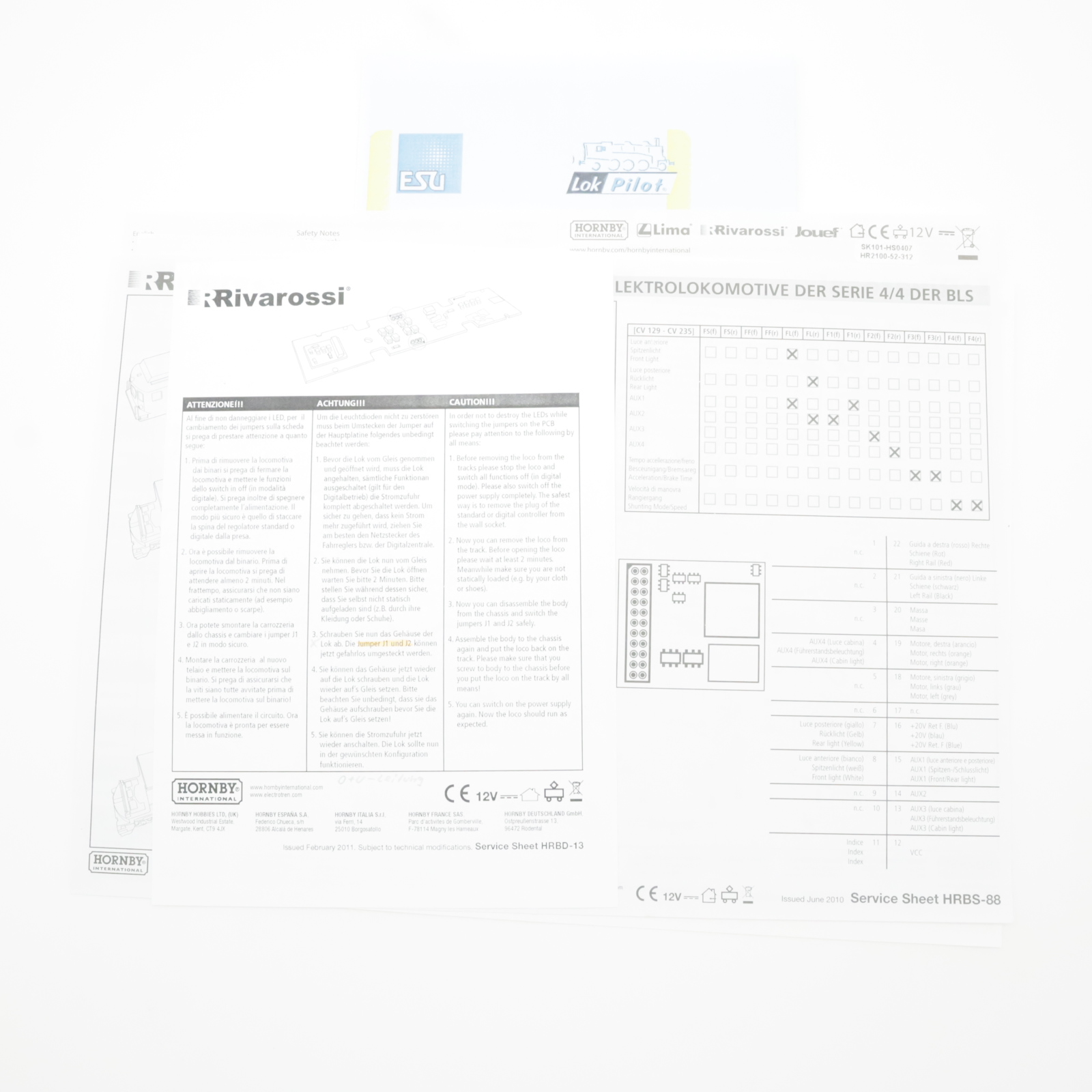 Rivarossi HR2100 (11) Rivarossi HR2100 SBB Re 4/4 Doppeltraktion – Bild 11