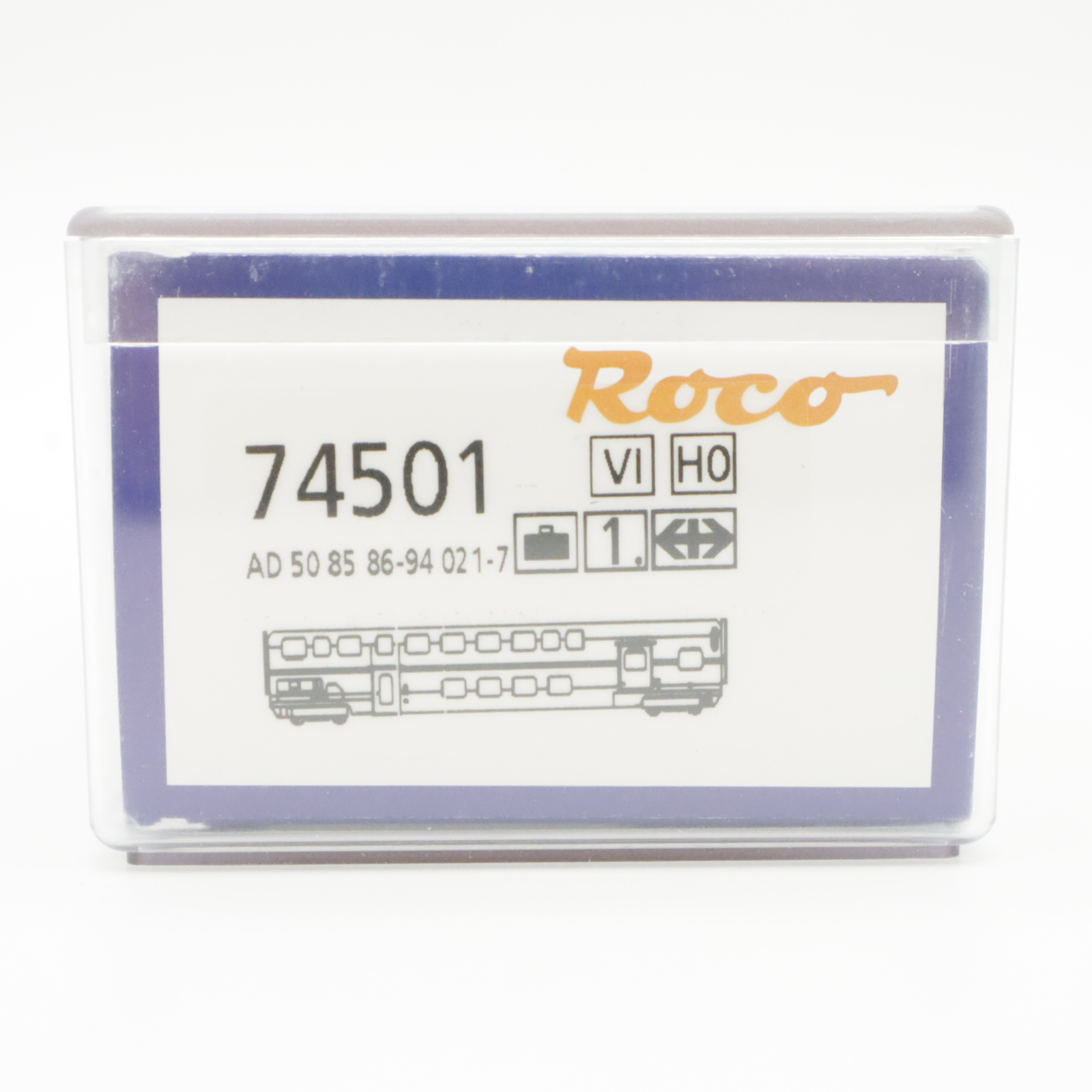 Roco 74501 (8) Roco 74501 SBB Dosto 1.Kl. mit Gepäckabteil – Bild 8