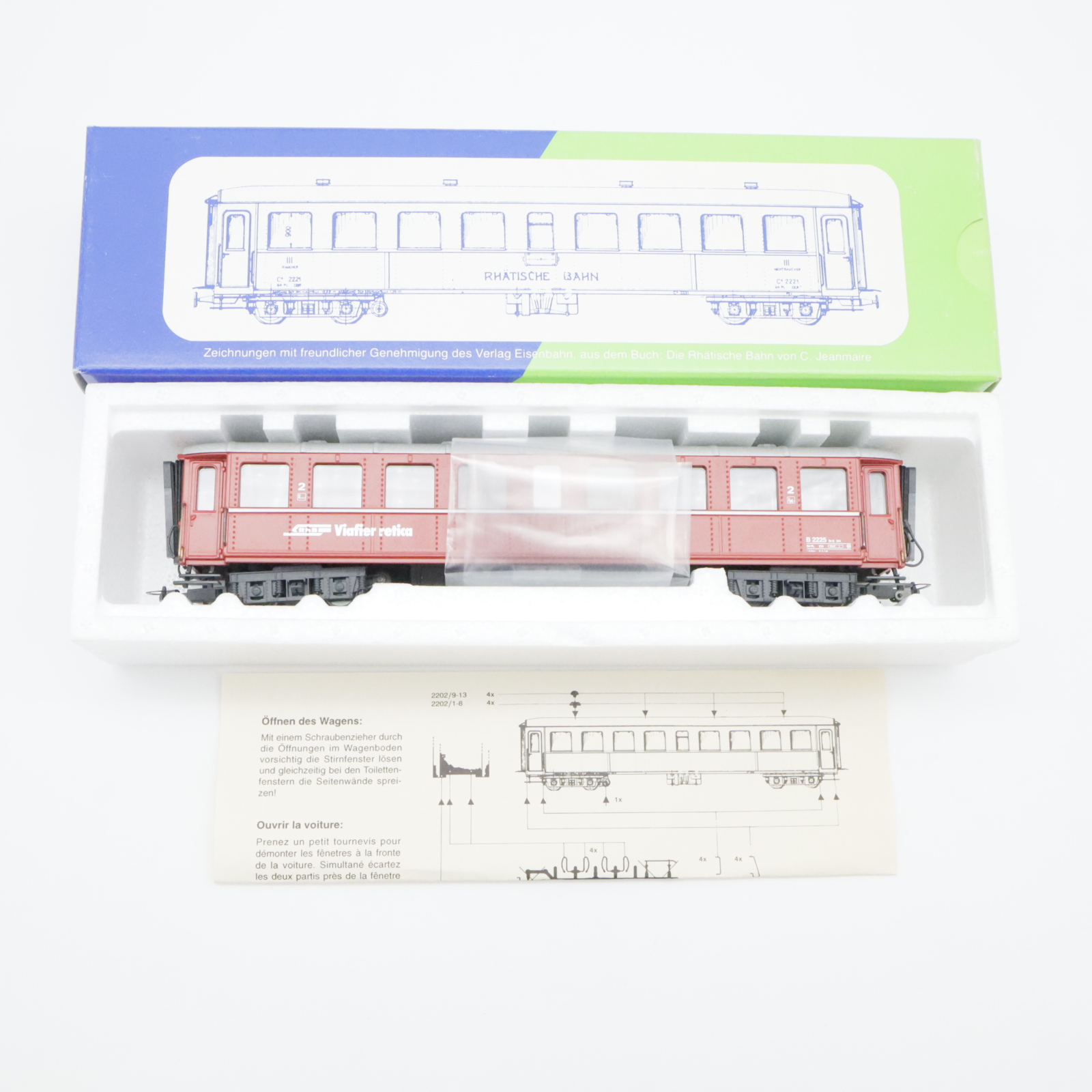 STL Models 2202-5 (6) STL Models 2202/5 RhB Stahlwagen B 2225 – Bild 6