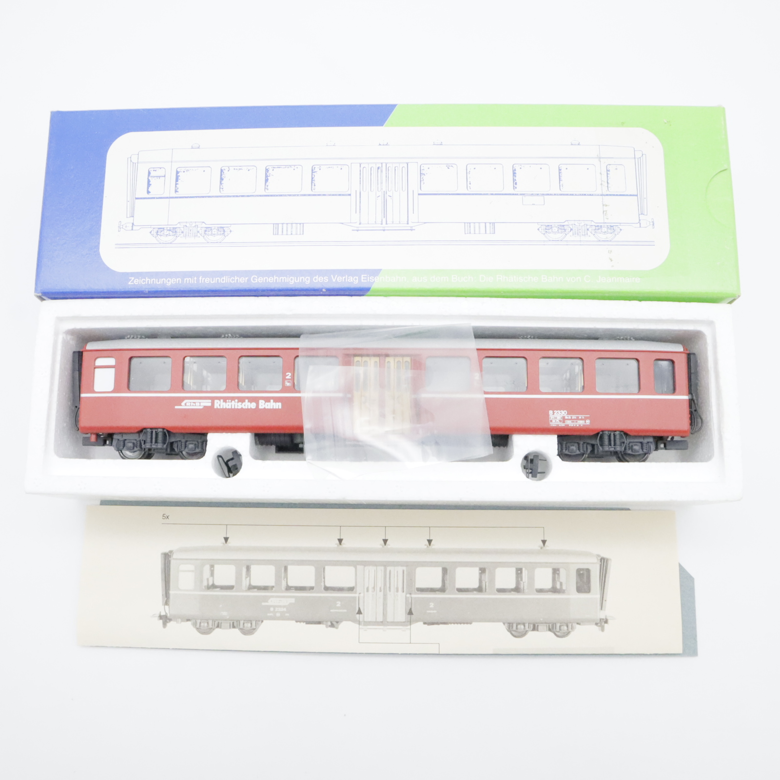 STL Models 2203-10 (6) STL Models 2203/10 RhB Mitteleinstiegswagen  B 2330 – Bild 6