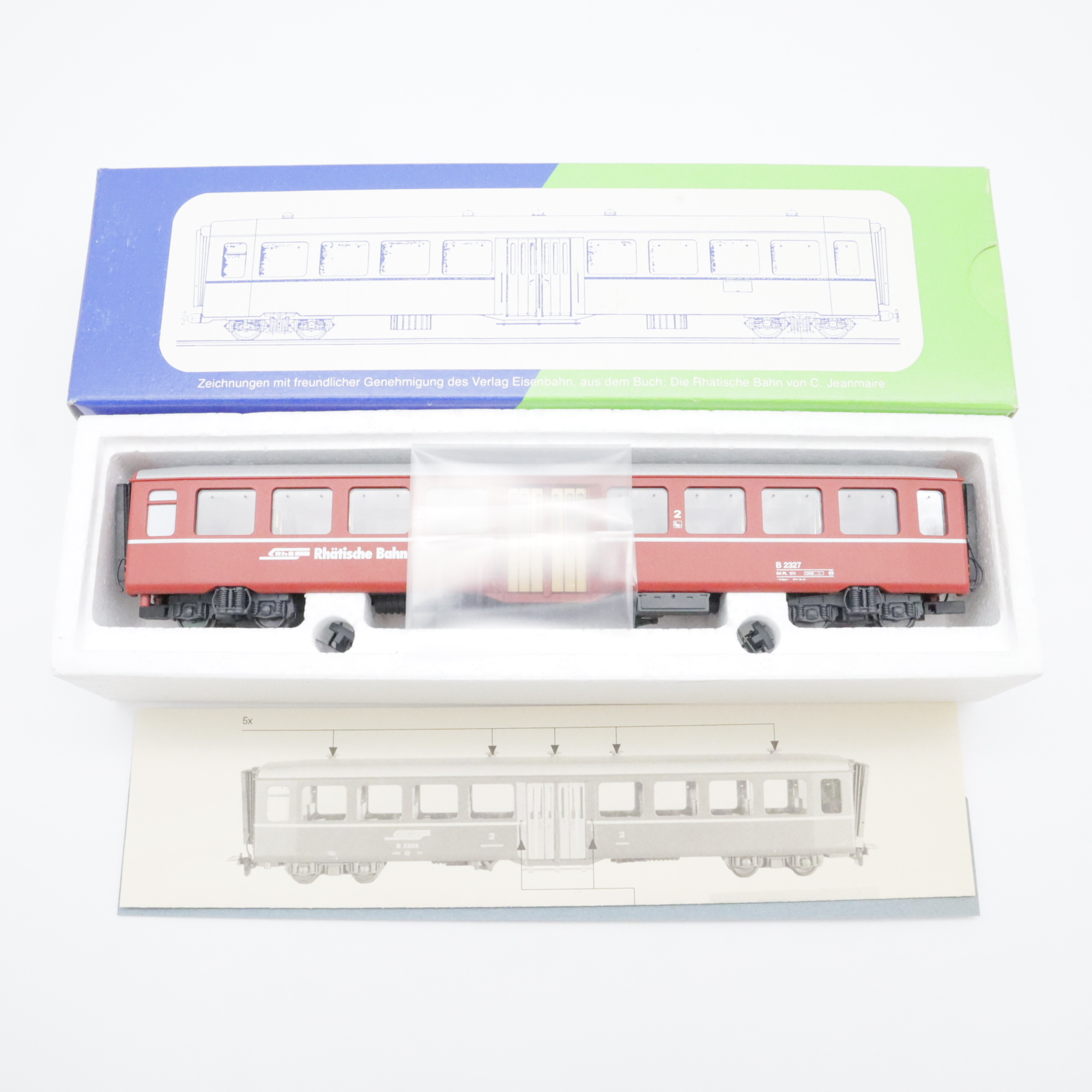 STL Models 2203-7 (6) STL Models 2203/7 RhB Mitteleinstiegswagen  B 2327 – Bild 6