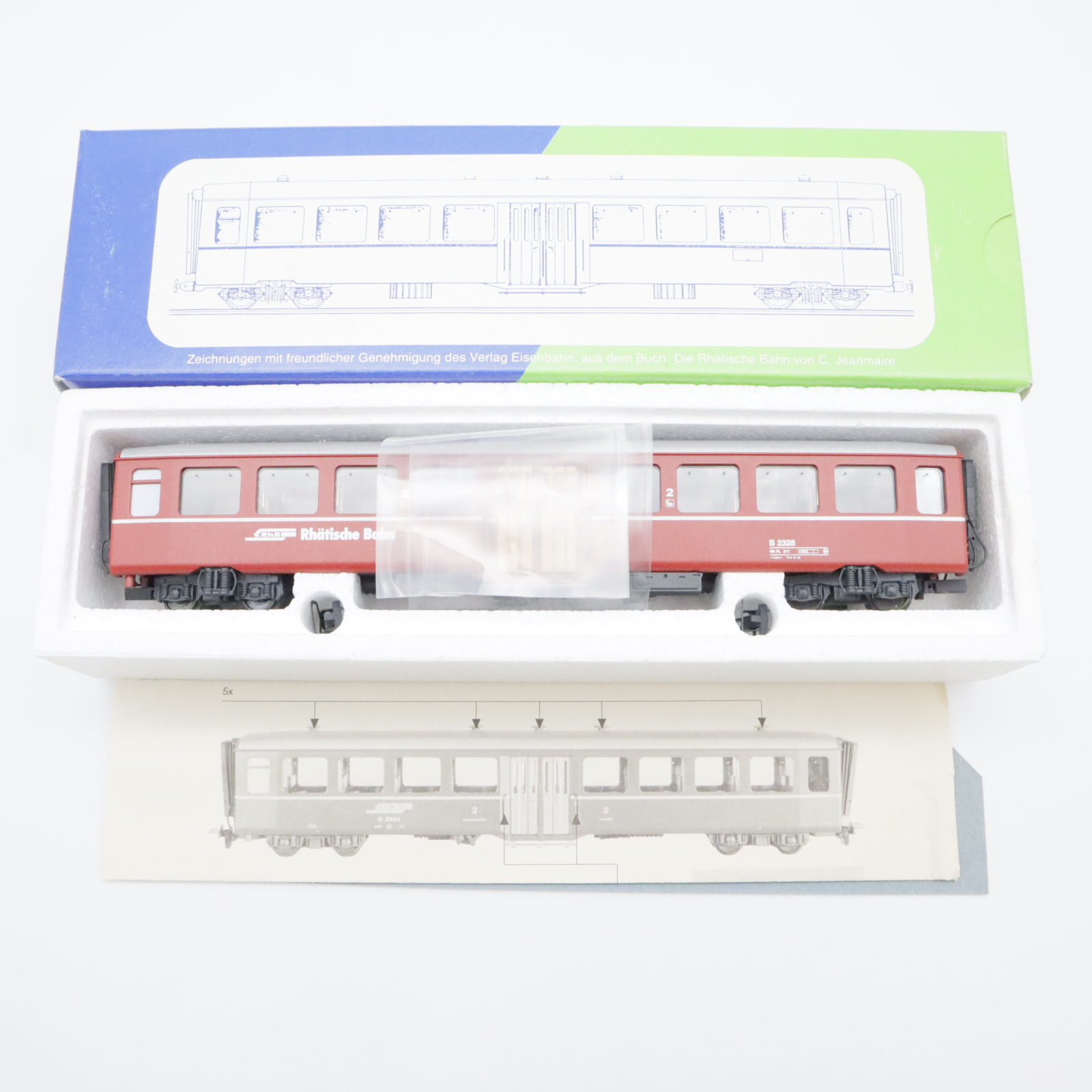 STL Models 2203-8 (6) STL Models 2203/8 RhB Mitteleinstiegswagen  B 2328 – Bild 6