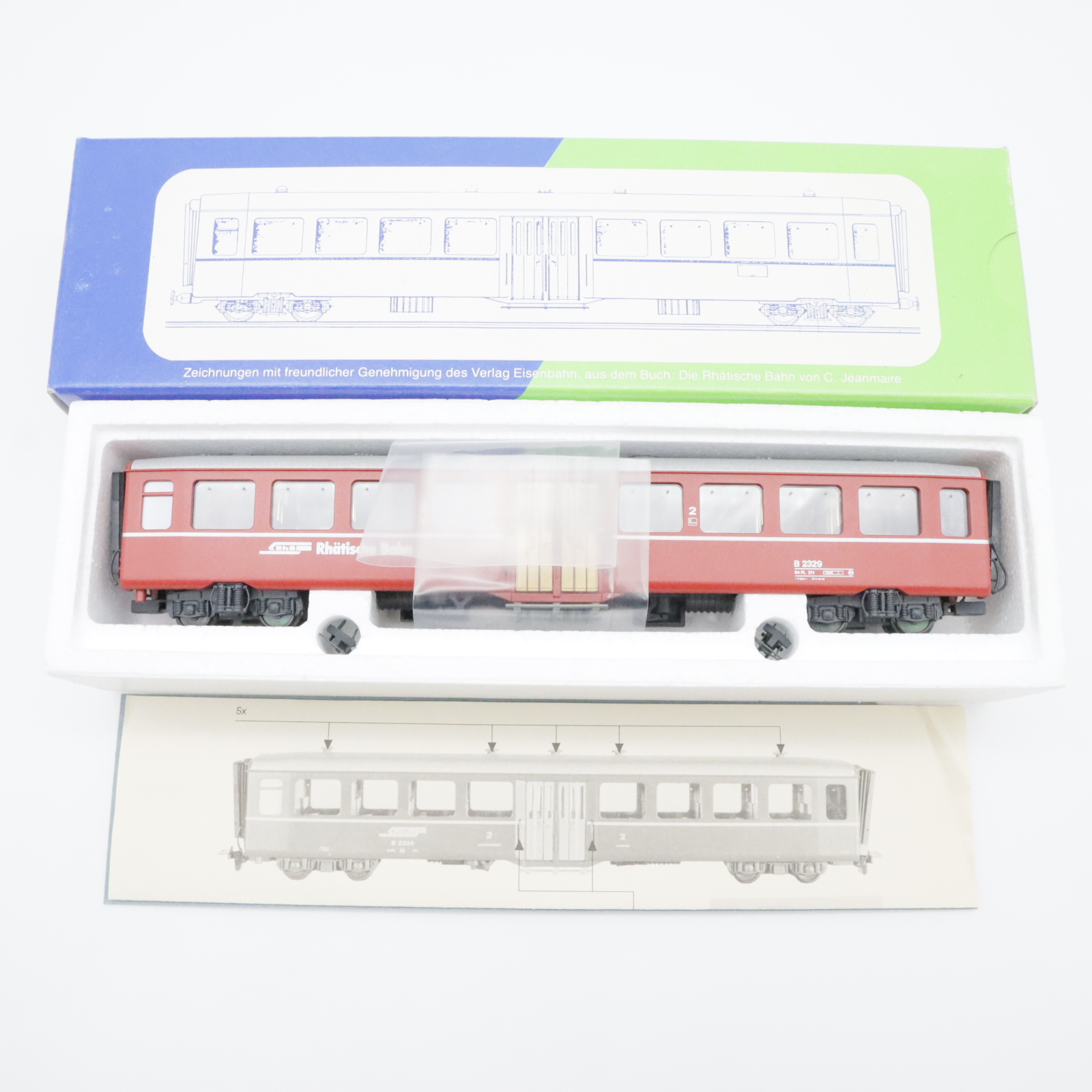 STL Models 2203-9 (6) STL Models 2203/9 RhB Mitteleinstiegswagen  B 2329 – Bild 6