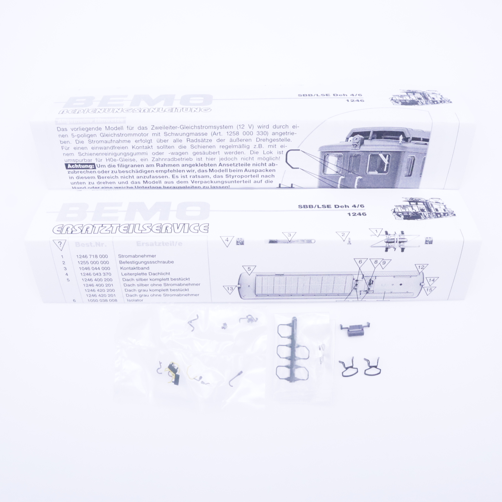 Bemo 1246 412 (7) Bemo 1246 412 SBB Deh 4/6 902 Gepäcktriebwagen – Bild 7