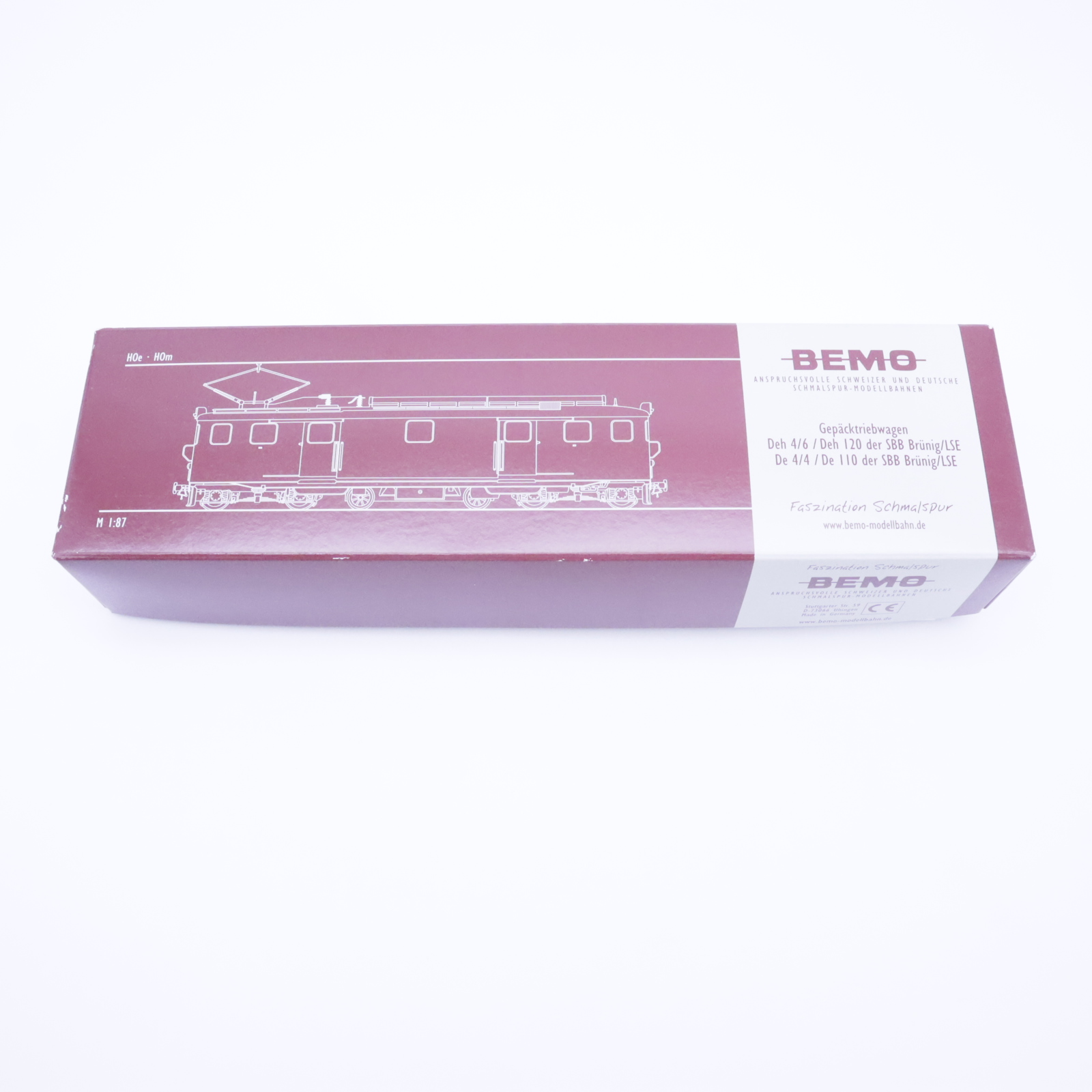 Bemo 1246 412 (8) Bemo 1246 412 SBB Deh 4/6 902 Gepäcktriebwagen – Bild 8