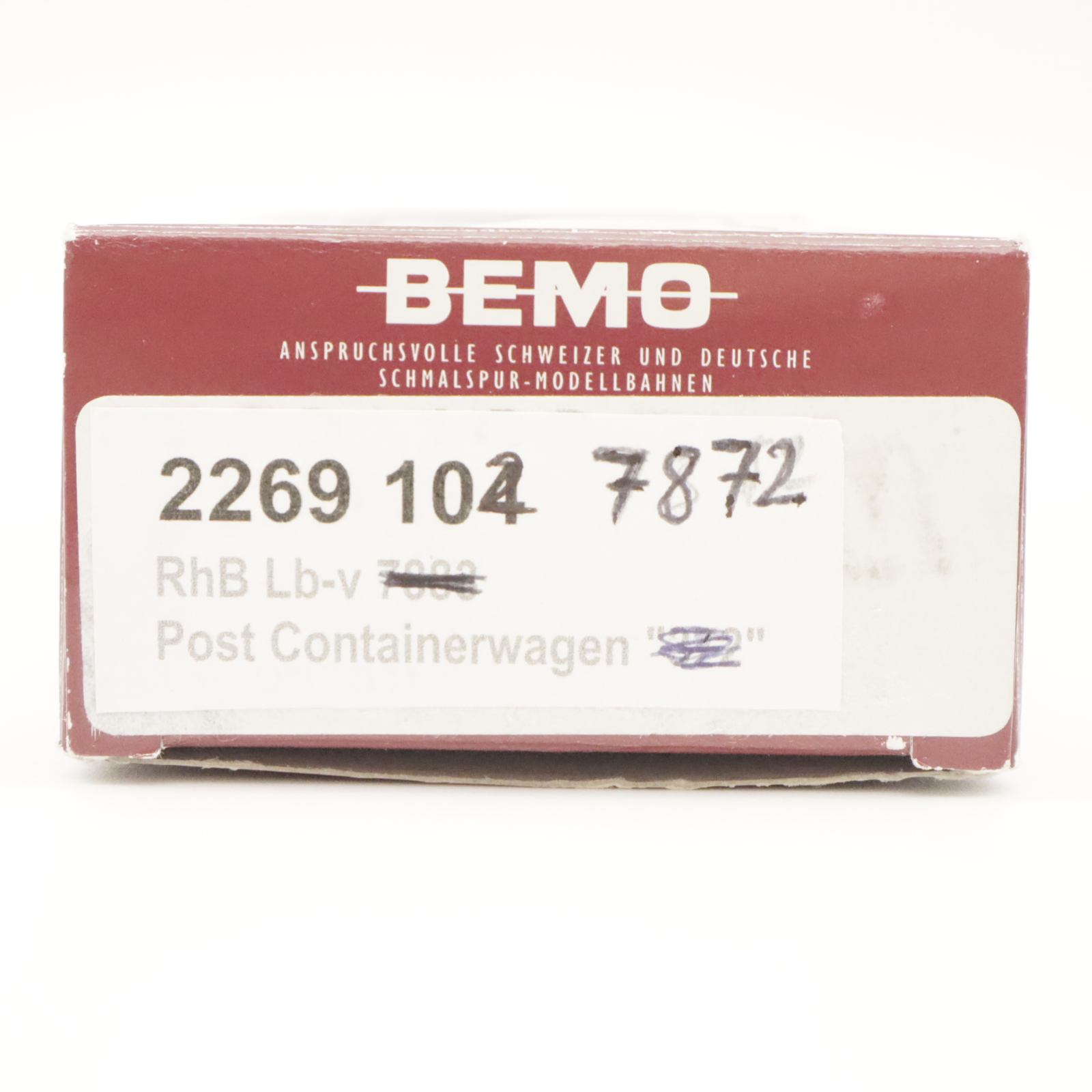 Bemo 2269 102 (8) Bemo 2269 102 RhB Containerwagen 7872 "Post" – Bild 8