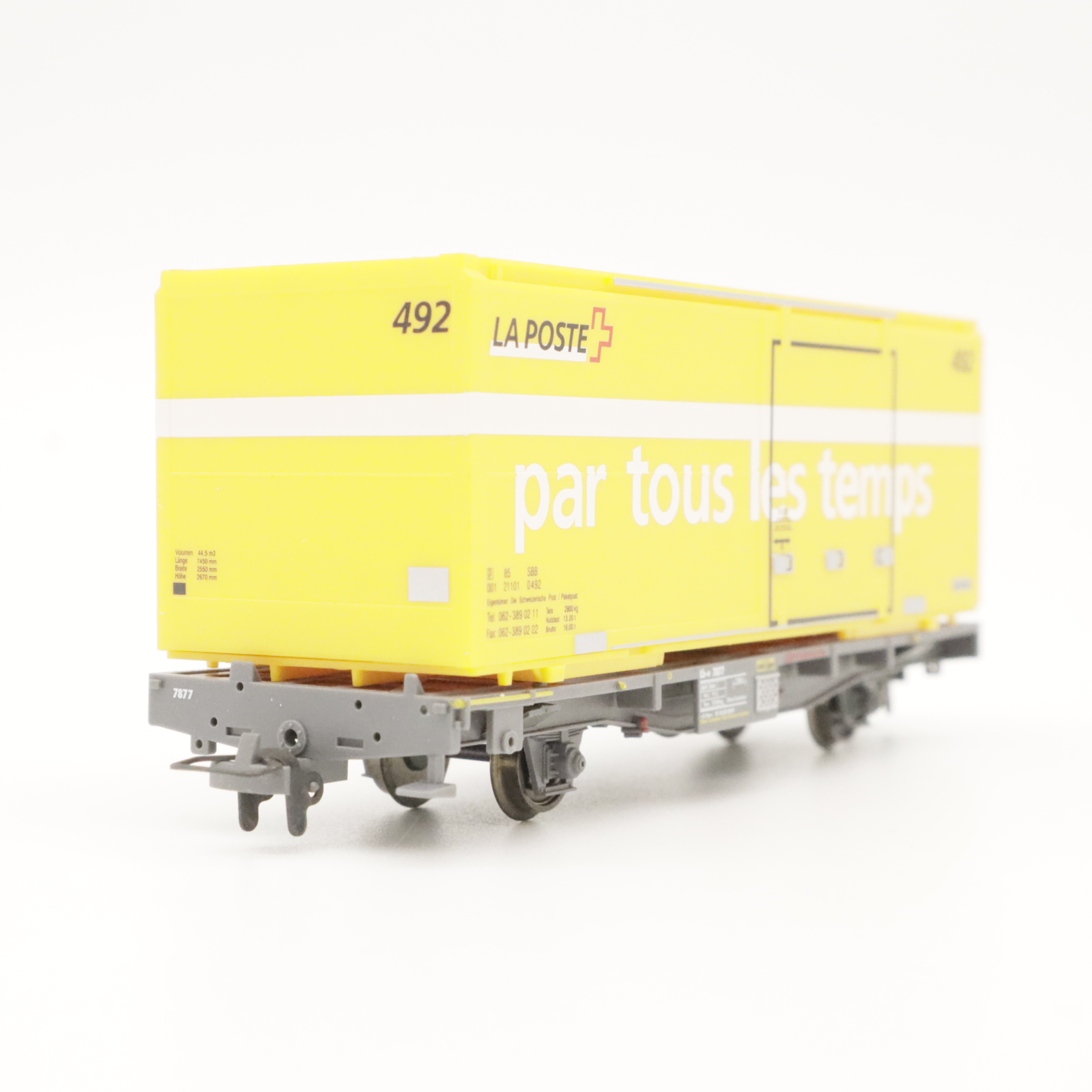 Bemo 2269 104 (1) Güterwagen in Spur H0m