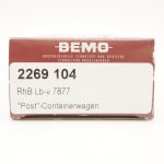 Bemo 2269 104 RhB Containerwagen 7877 "Post" – Bild 8