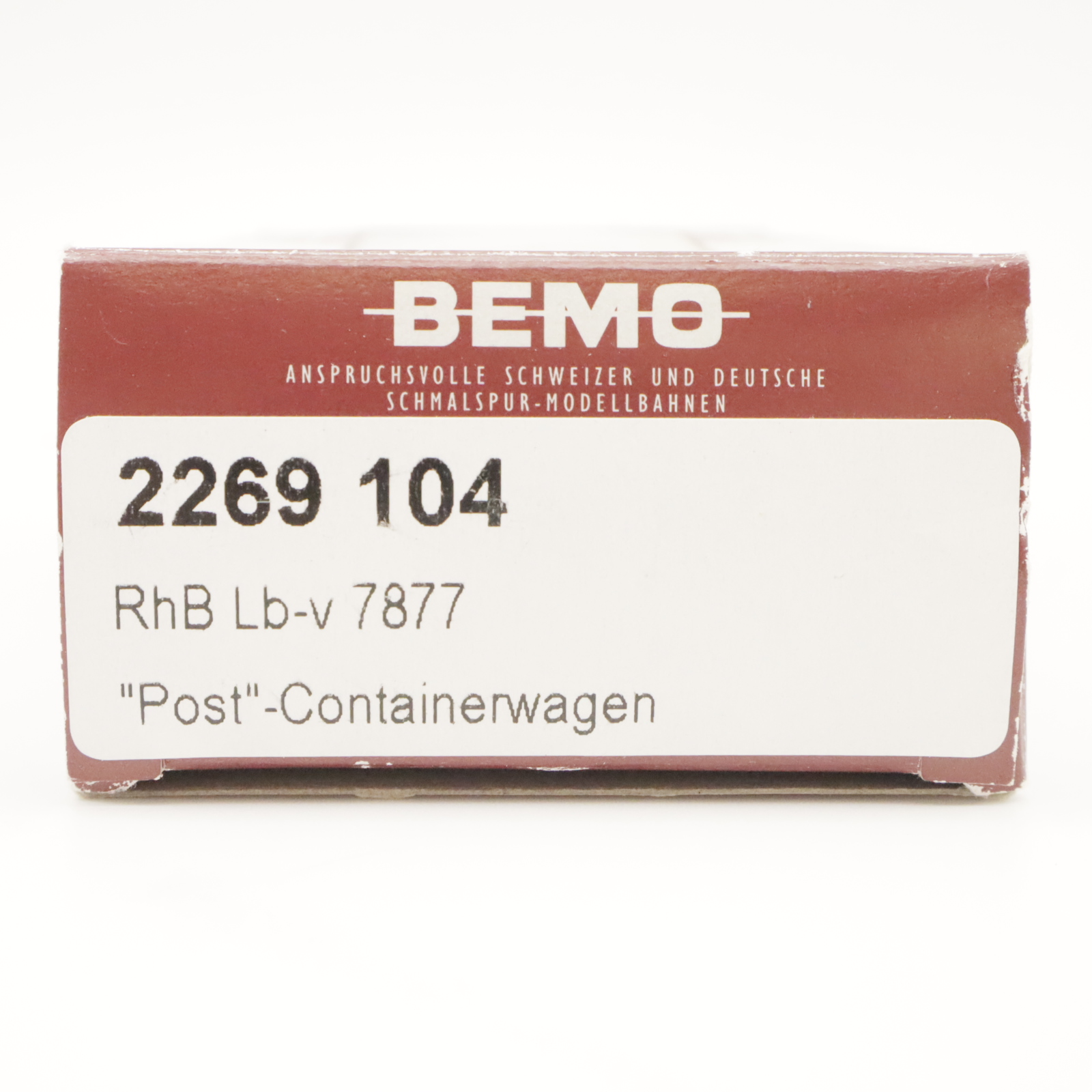 Bemo 2269 104 (8) Bemo 2269 104 RhB Containerwagen 7877 "Post" – Bild 8
