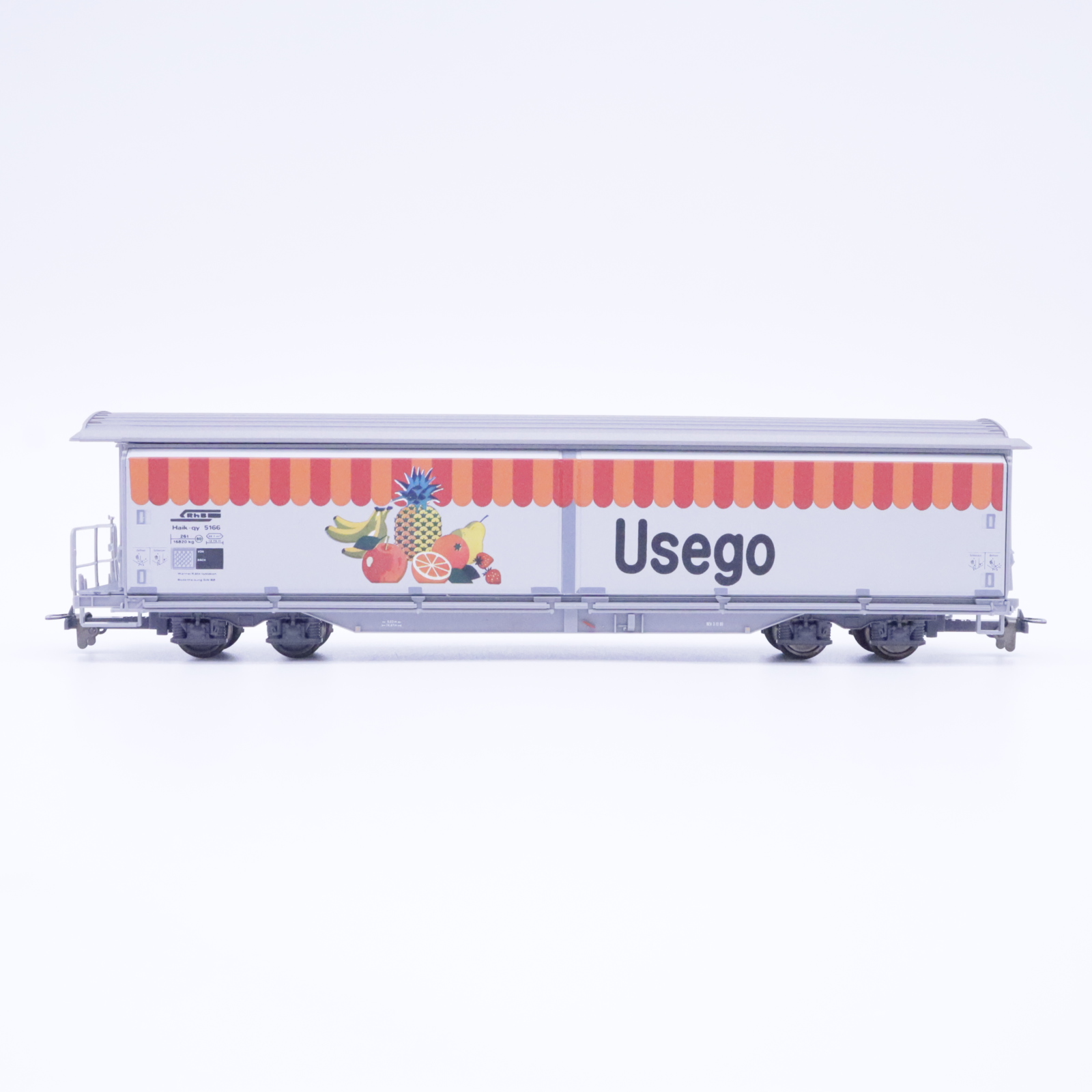 Bemo 2288 136 (2) Bemo 2288 136 RhB Schiebewandwagen "Usego" – Bild 2