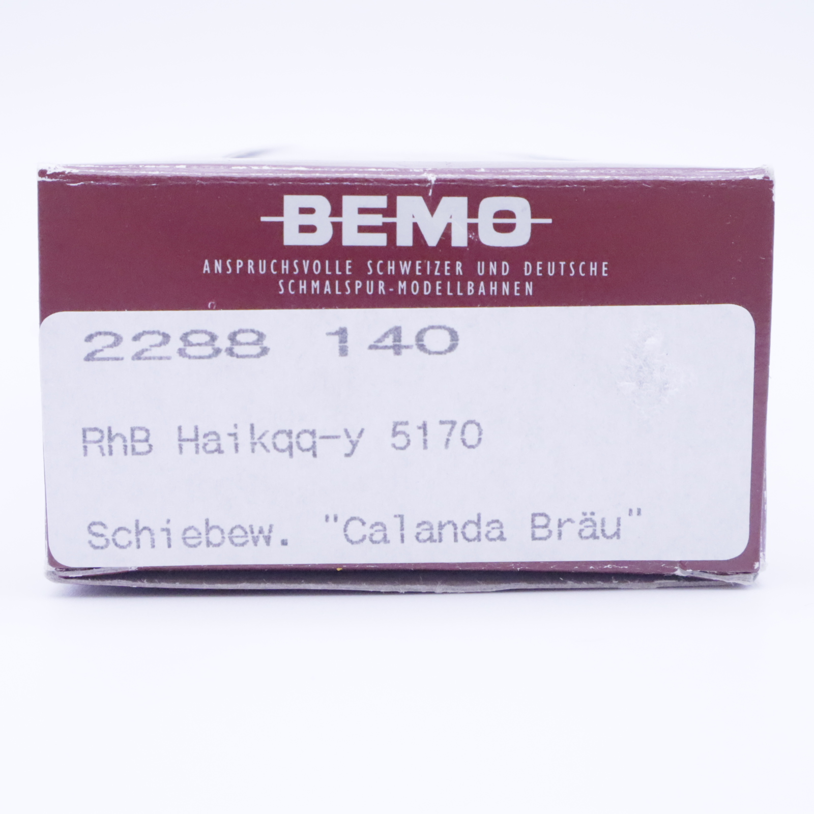Bemo 2288 140 (7) Bemo 2288 140  RhB Schiebewandwagen "Calanda Bräu" Patiniert – Bild 7