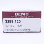 Bemo 2289 120 RhB Tragwagen "Cargo Domino" Patiniert – Bild 7