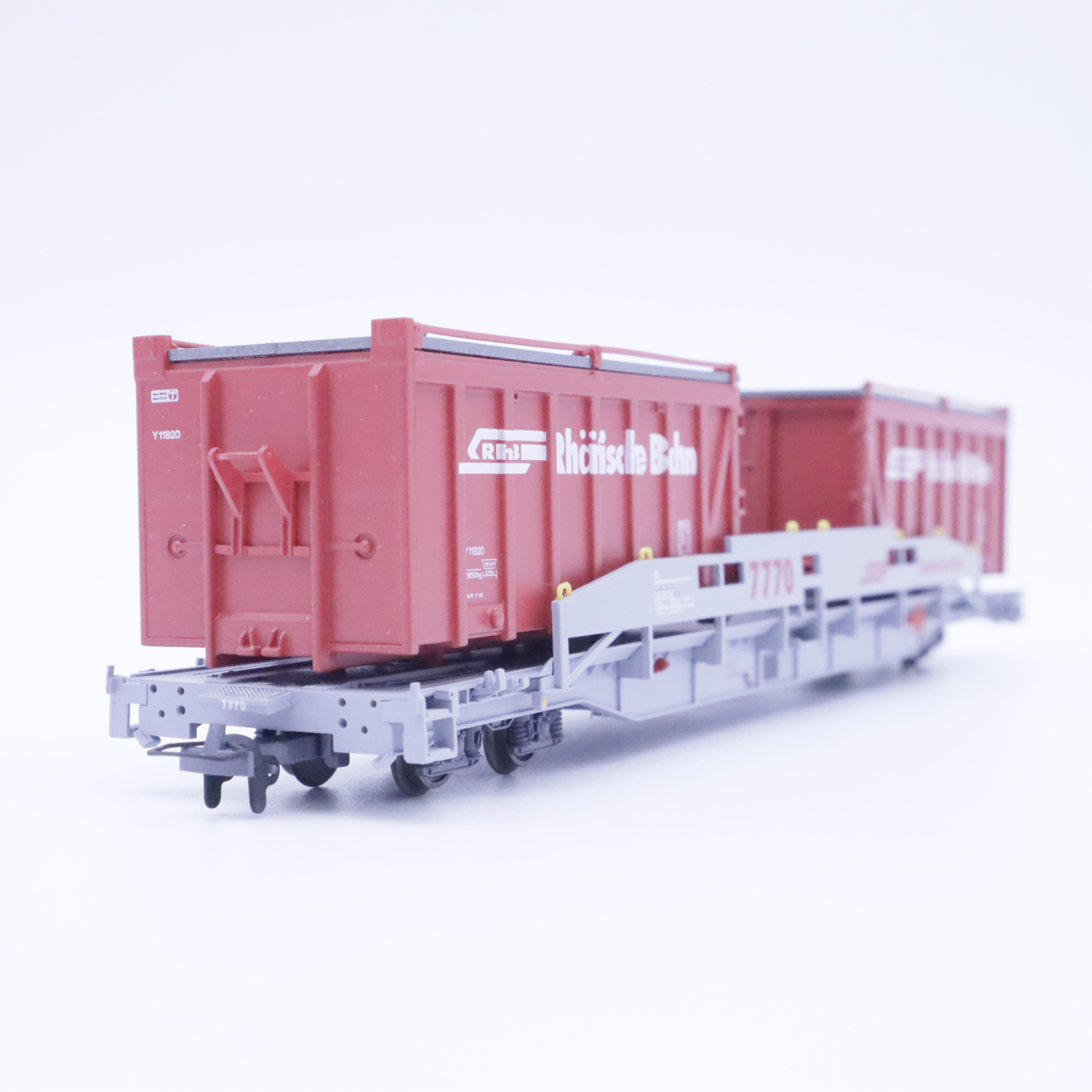 Bemo 2290 120 (3) Bemo 2290 120 RhB SI 7770 ACTS-Tragwagen – Bild 3