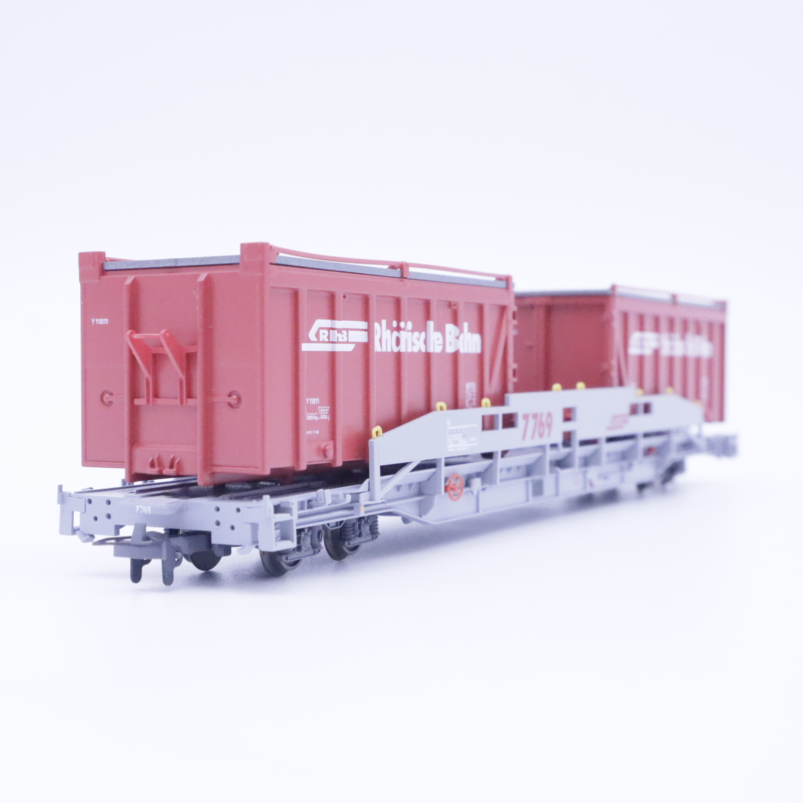 Bemo 2290 129 (1) Güterwagen in Spur H0m