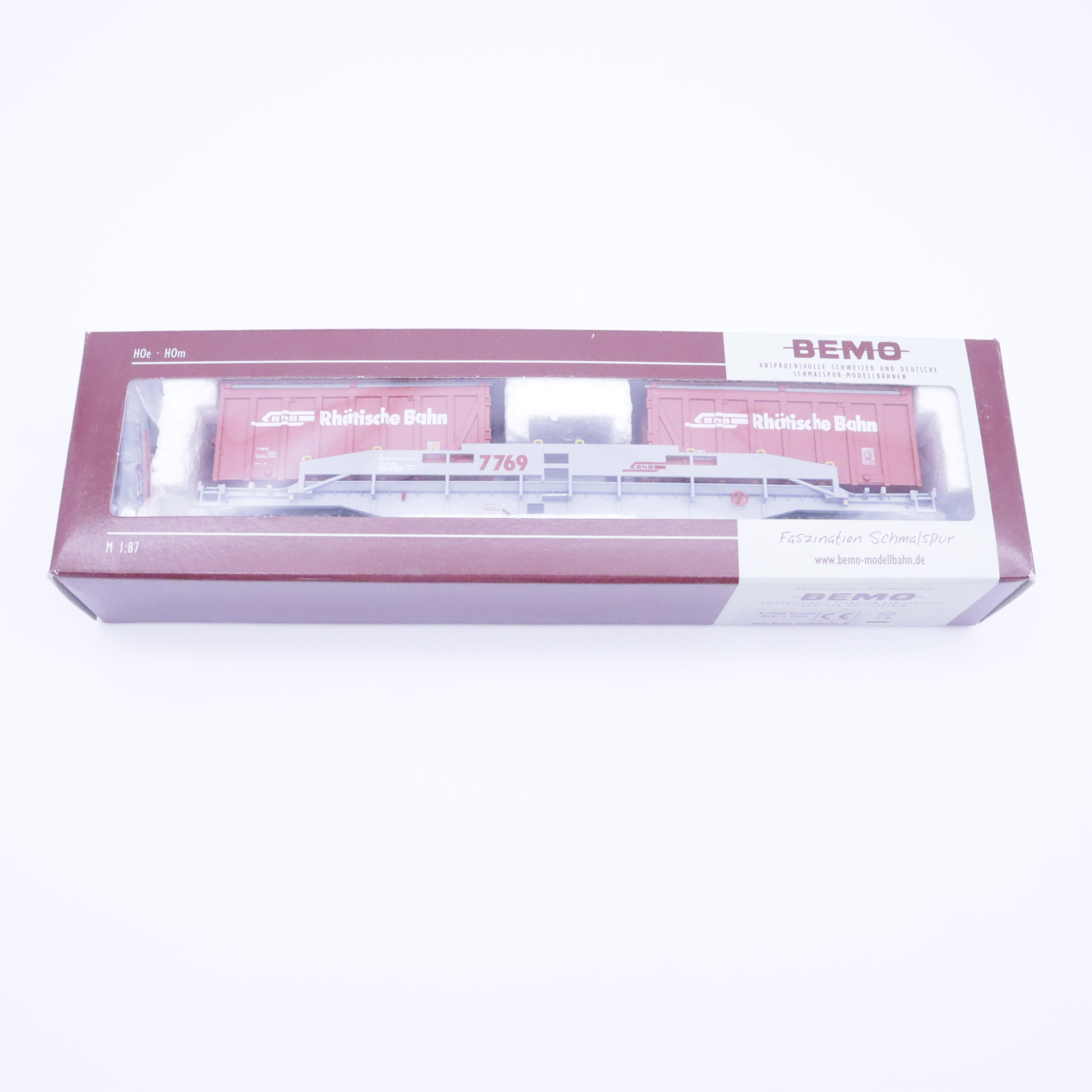 Bemo 2290 129 (7) Bemo 2290 129 RhB SI 7769 ACTS-Tragwagen – Bild 7