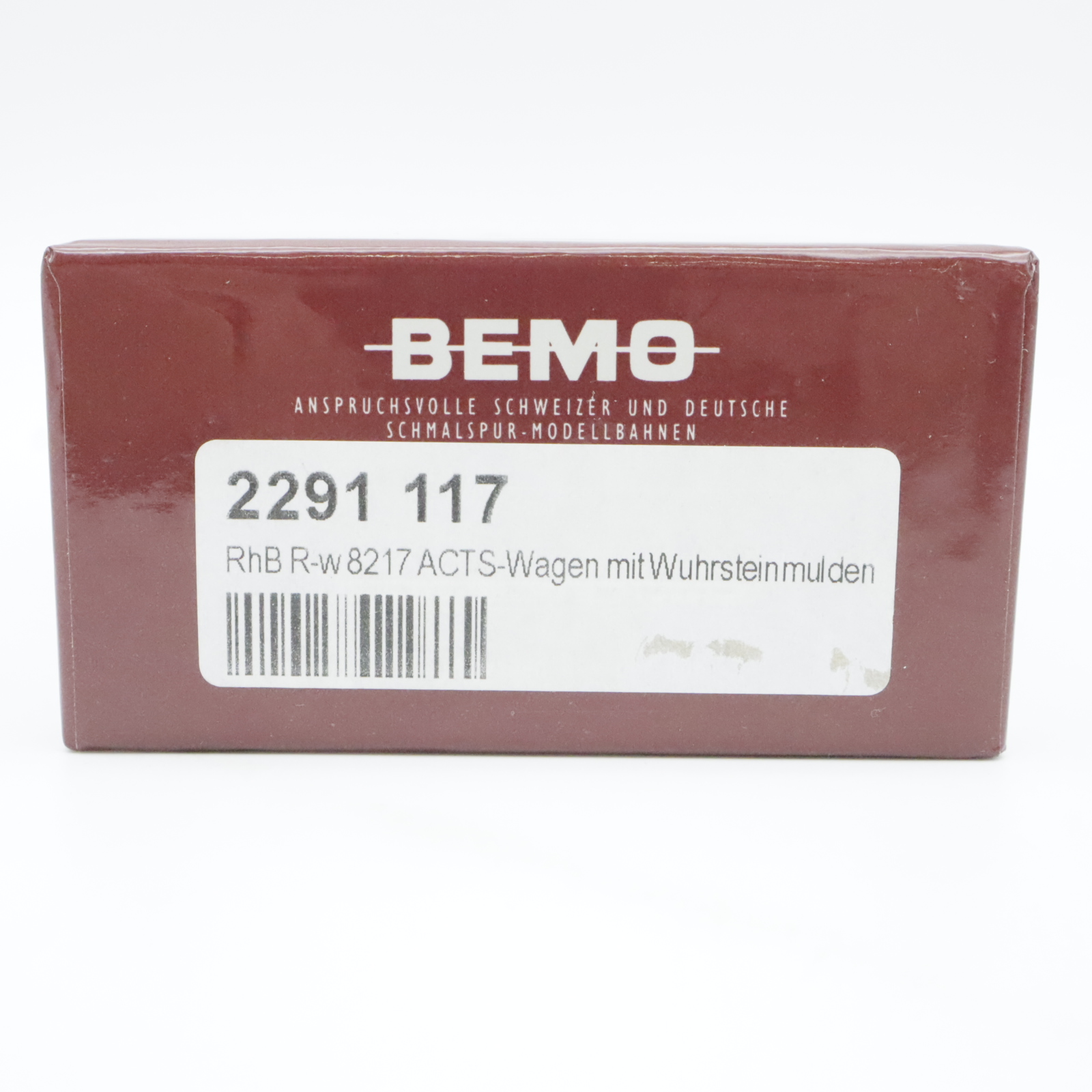 Bemo 2291 117 (8) Bemo 2291 117 RhB Tragwagen mit Wuhrsteinmulden – Bild 8