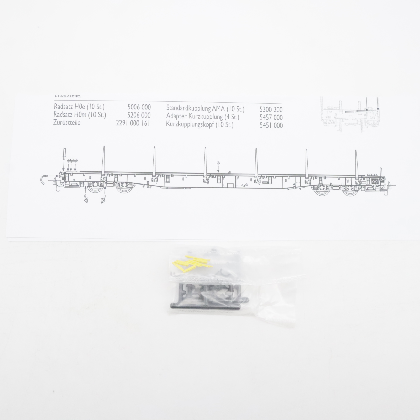 Bemo 2291 126 (6) Bemo 2291 126 RhB Tragwagen mit RhB Behältern – Bild 6