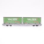Bemo 2291 172 RhB Tragwagen mit Container "Valser" – Bild 4