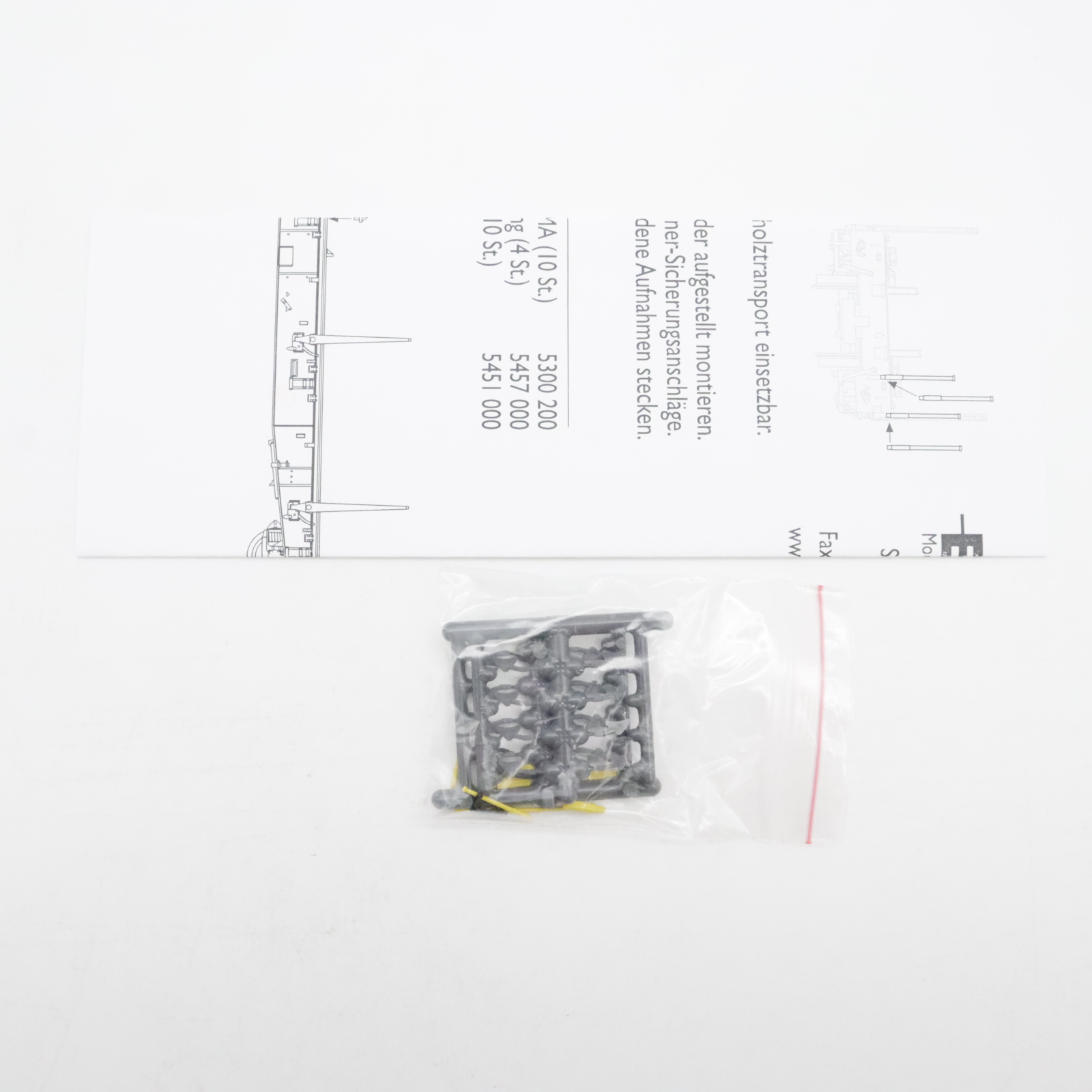 Bemo 2291 172 (6) Bemo 2291 172 RhB Tragwagen mit Container "Valser" – Bild 6