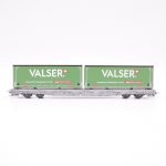 Bemo 2291 175 RhB Tragwagen mit Container "Valser" – Bild 4