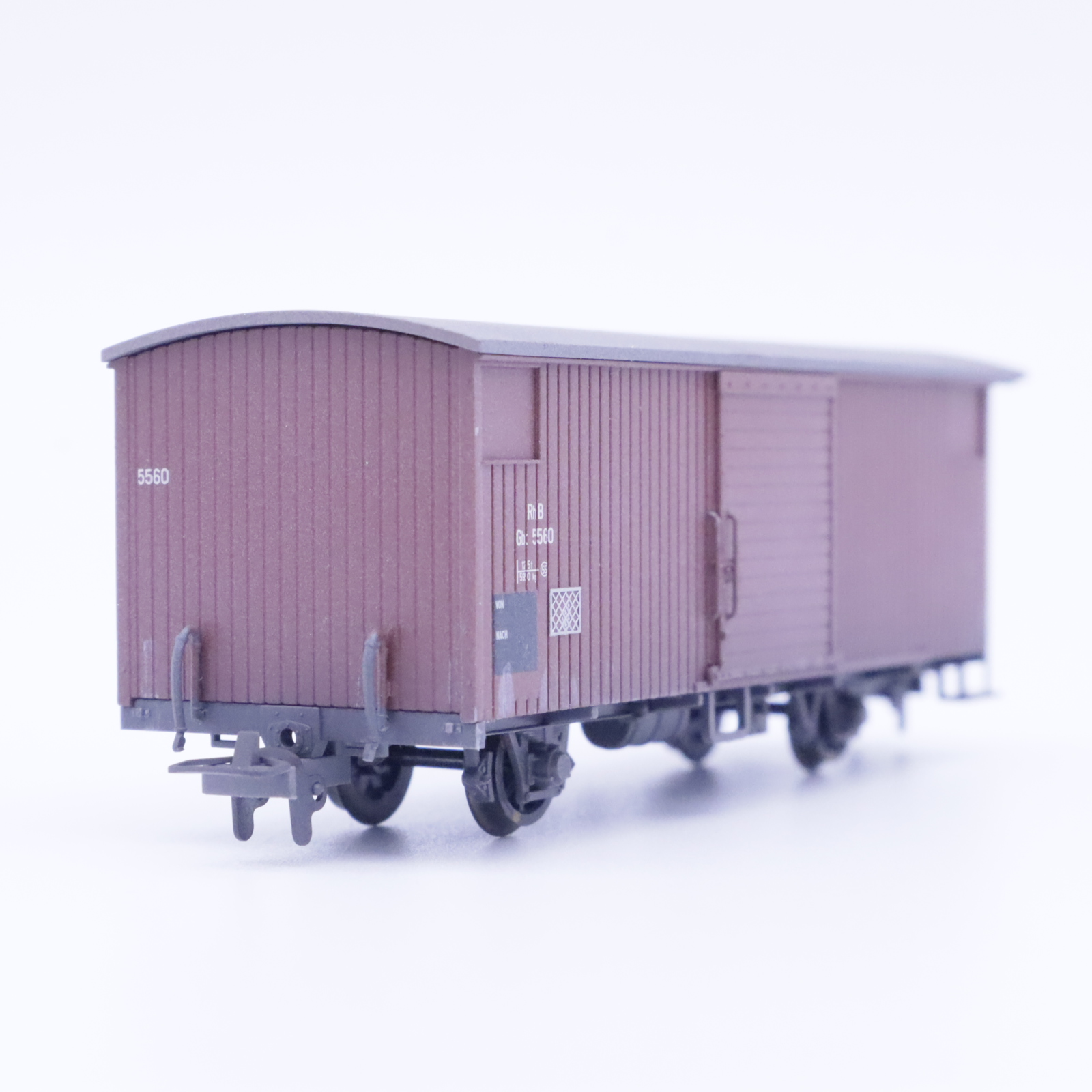 Bemo 2293 120 (3) Bemo 2293 120 RhB Güterwagen 5560 Patiniert – Bild 3